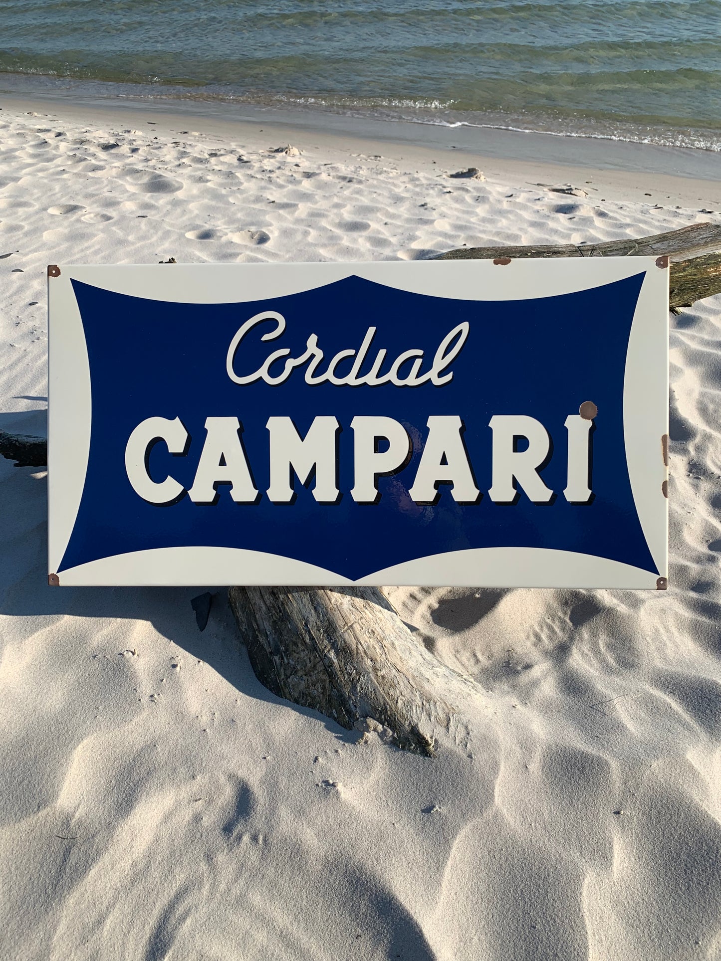 Emailleschild - Campari