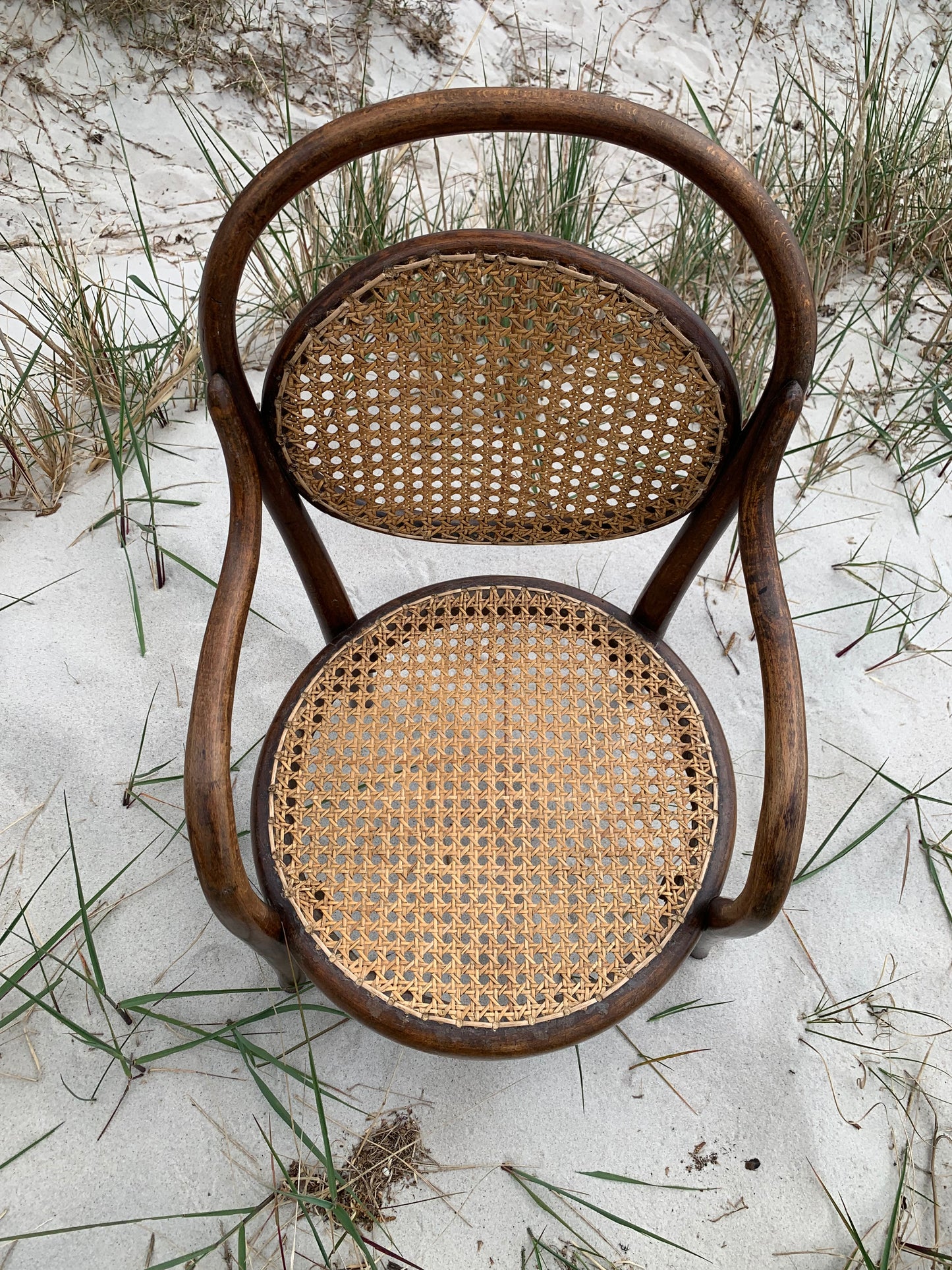 Adolphe Rose Bordeaux Kinderstuhl