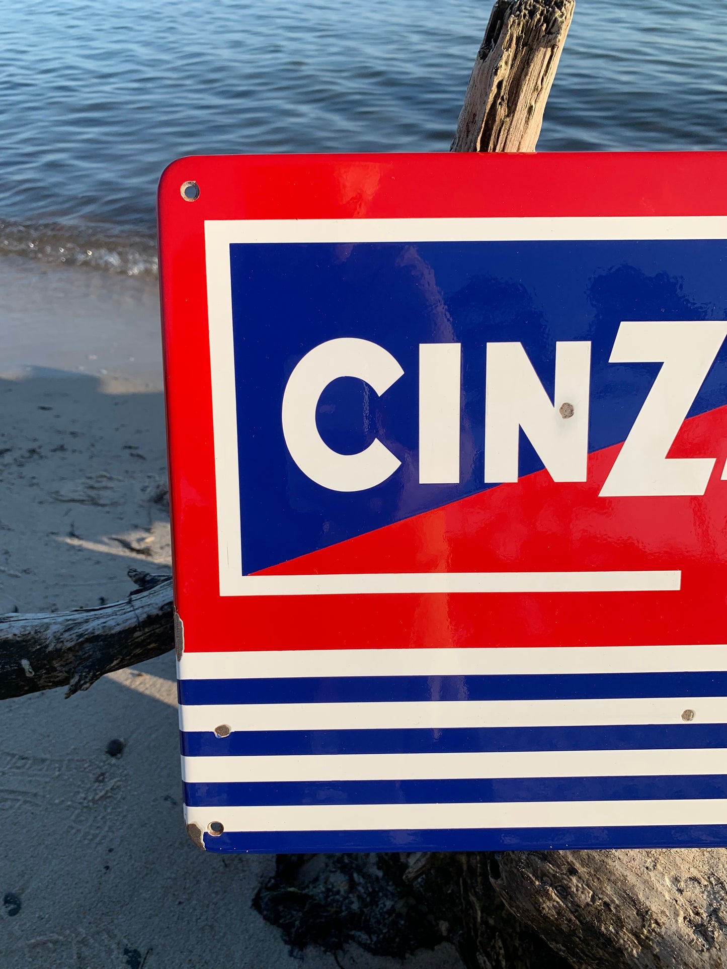 Cinzano-Soda-Emaille-Schild