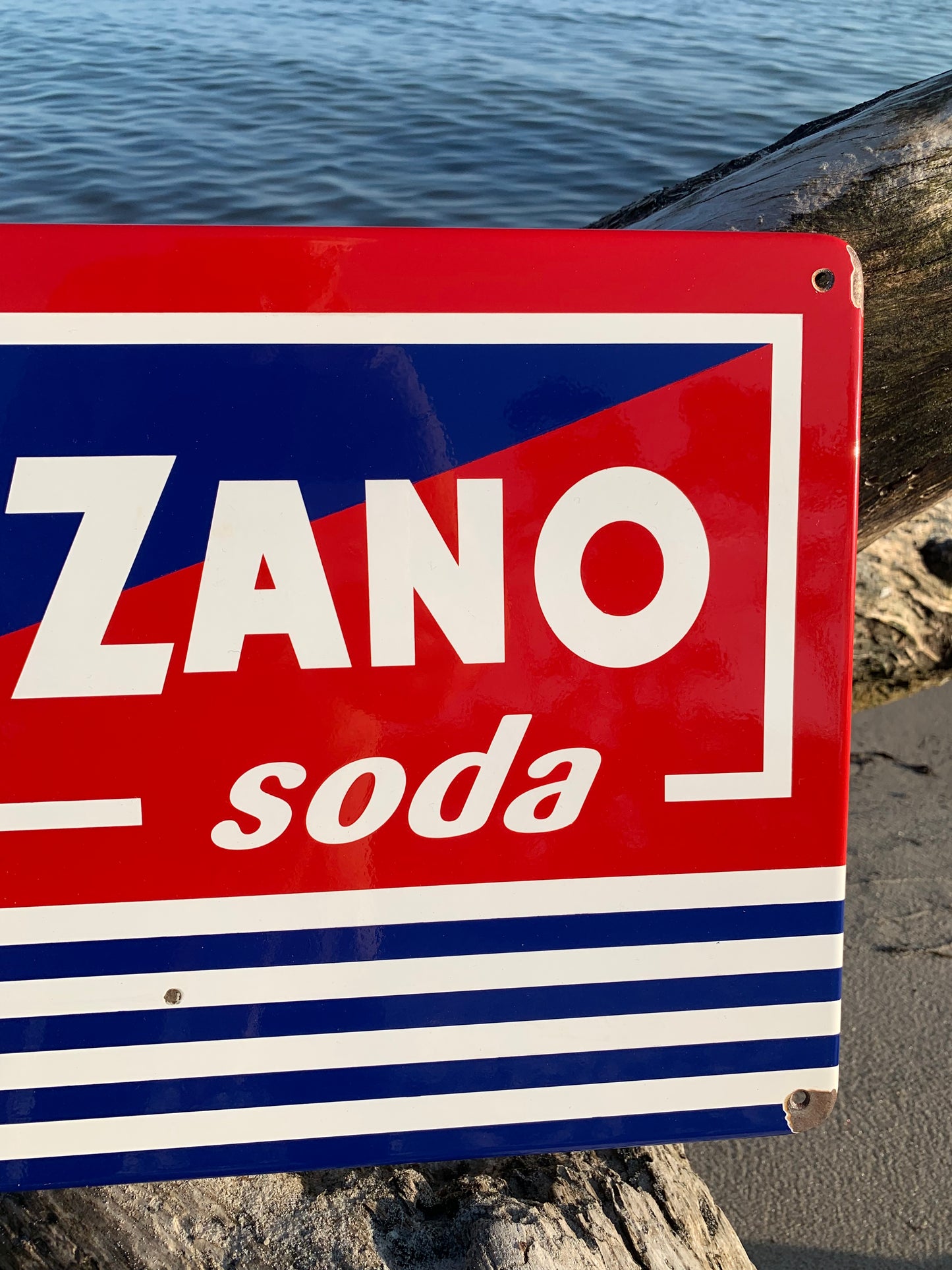 Cinzano-Soda-Emaille-Schild
