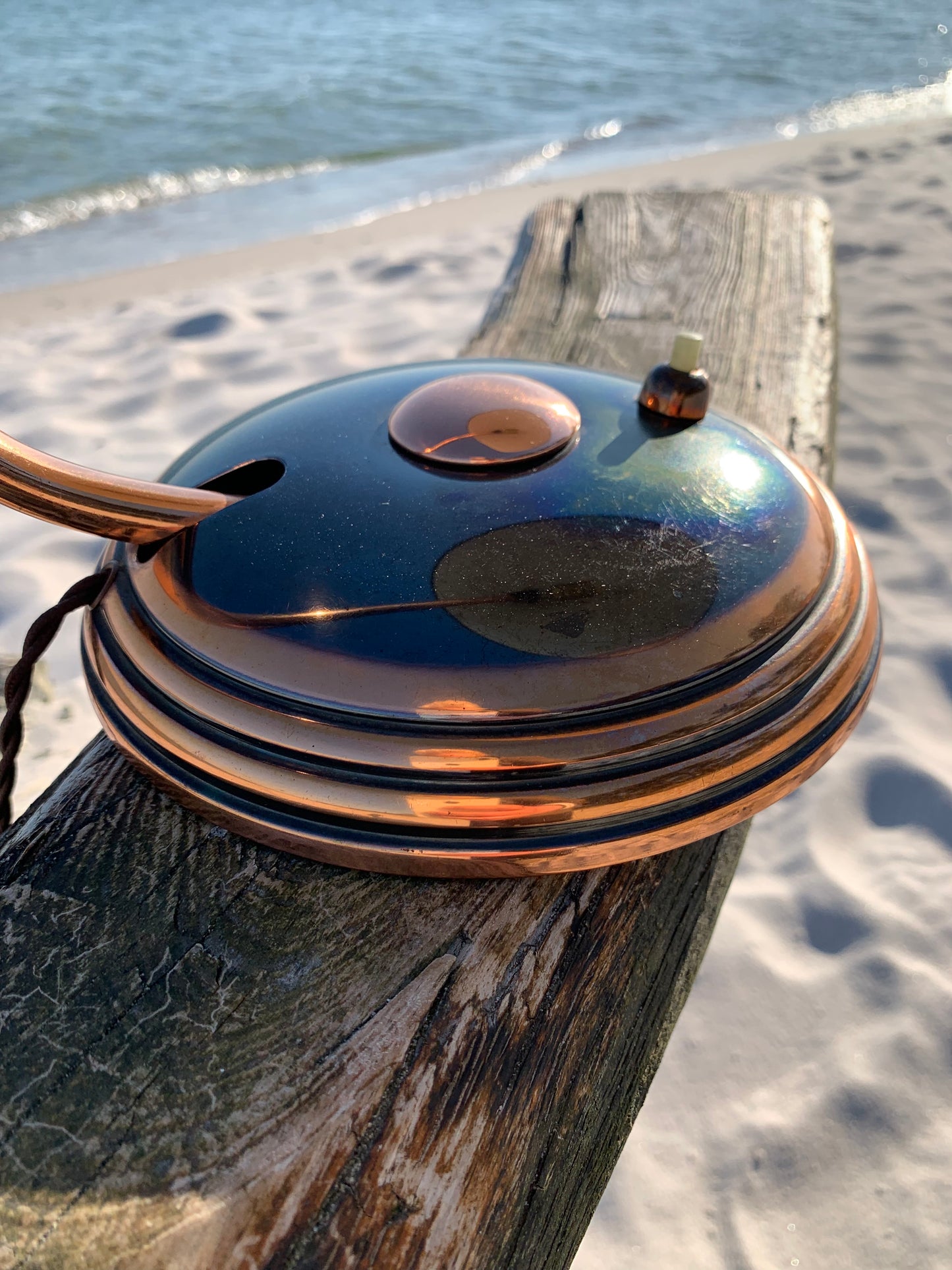 Helo-Lampe Metall/Kupfer