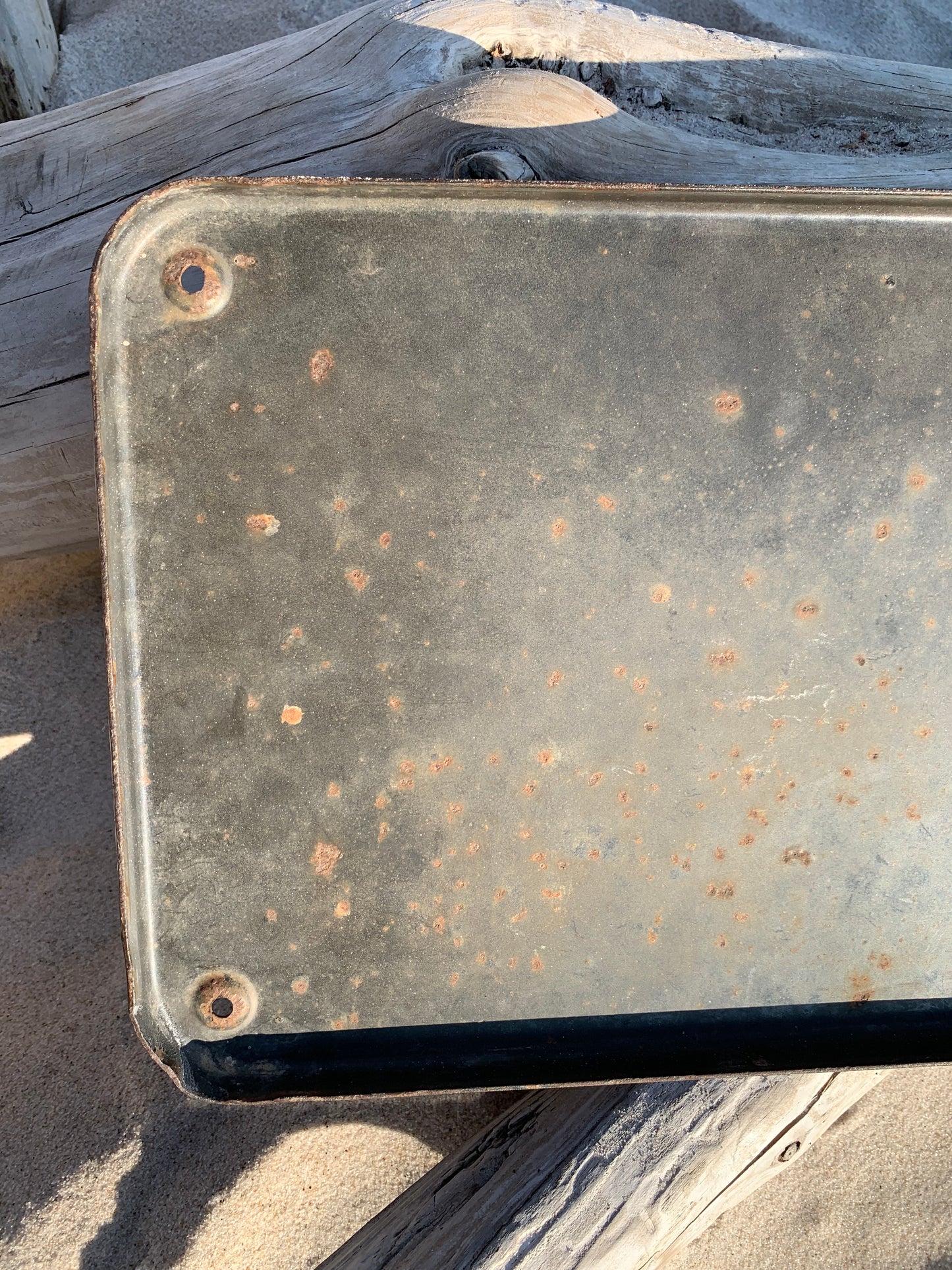 Französisches Emailleschild