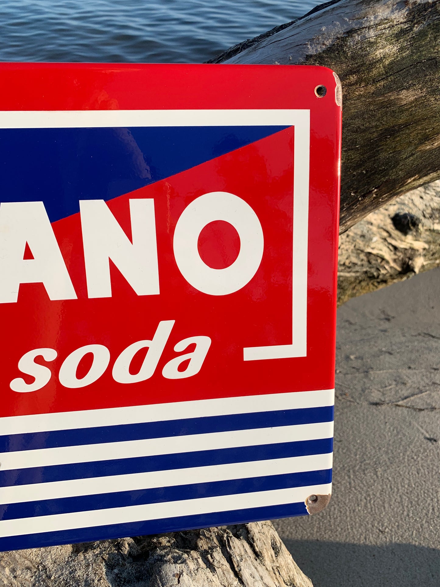 Cinzano-Soda-Emaille-Schild