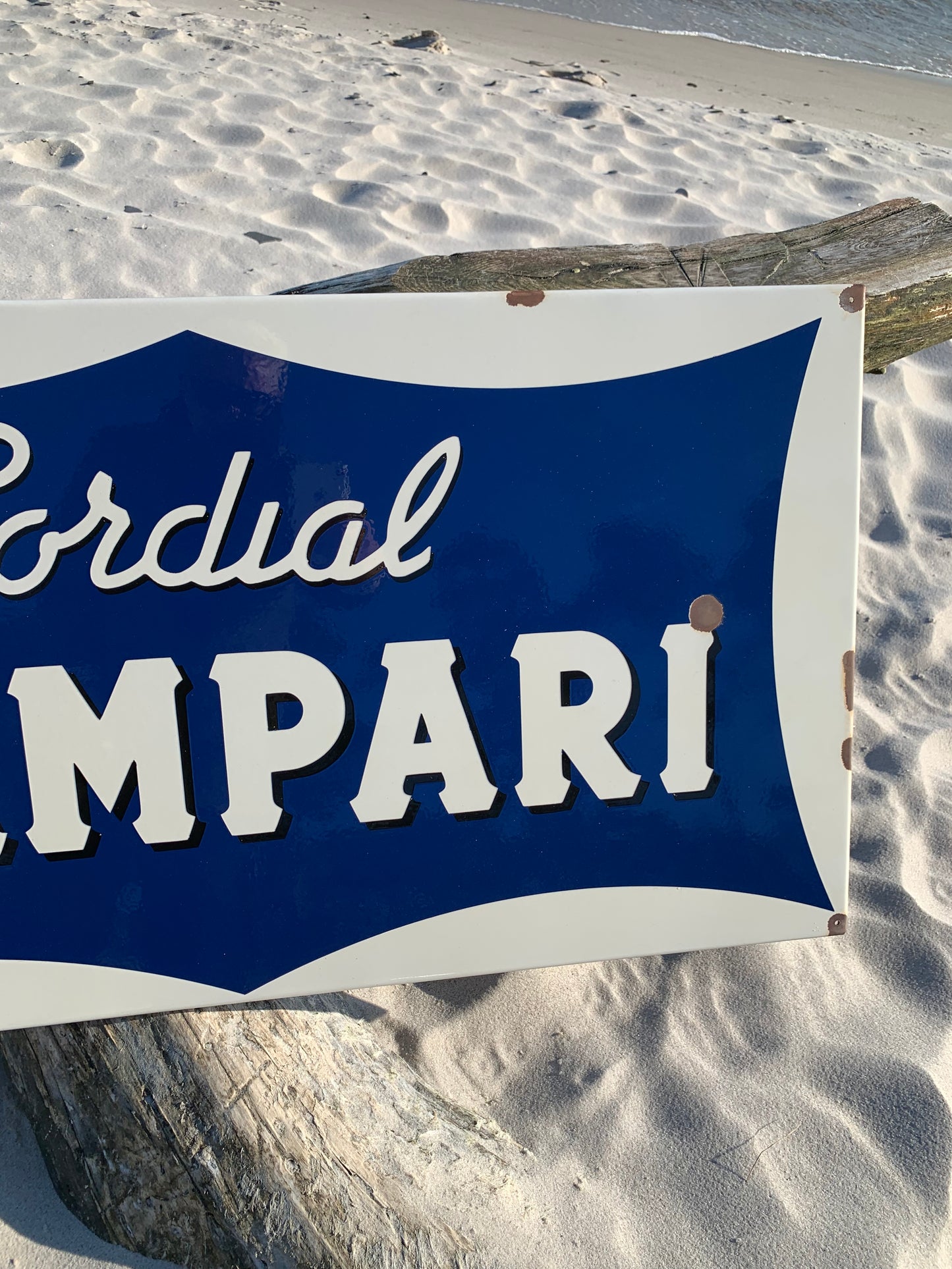 Emailleschild - Campari