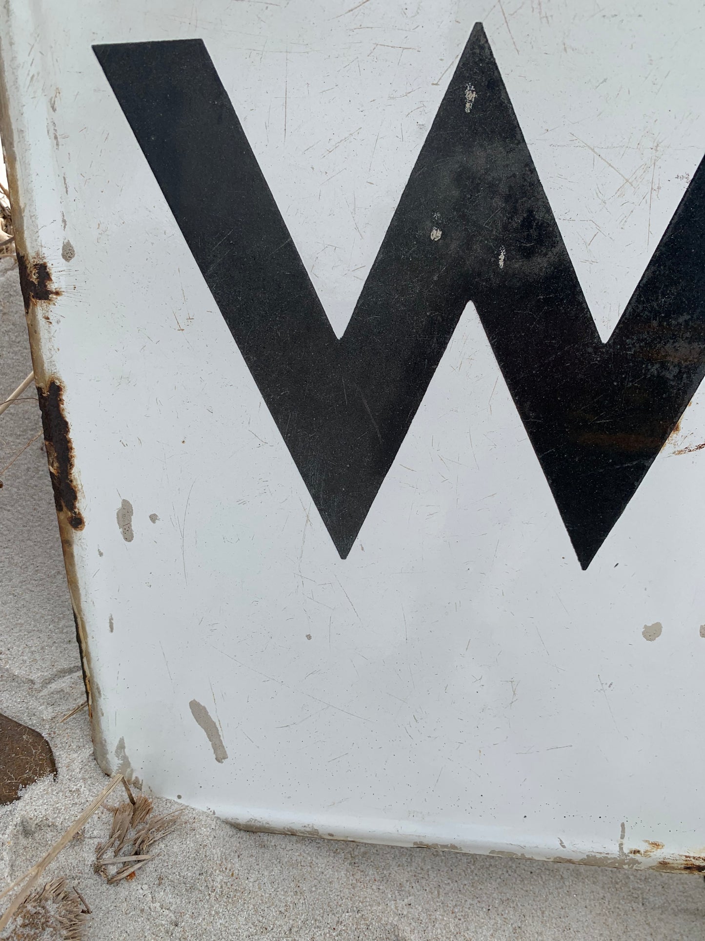 Emailleschild - WC