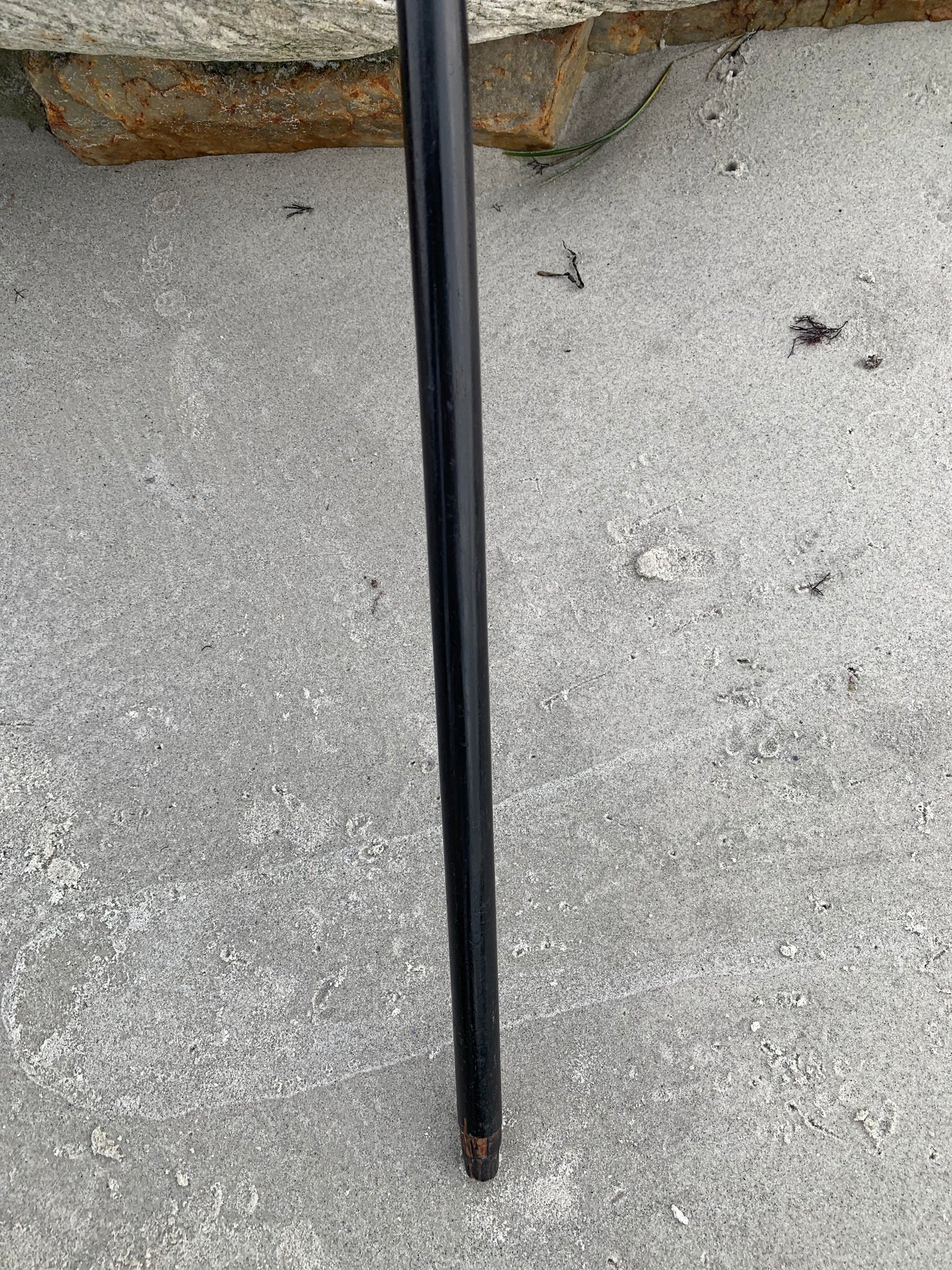 Gehstock mit Silber