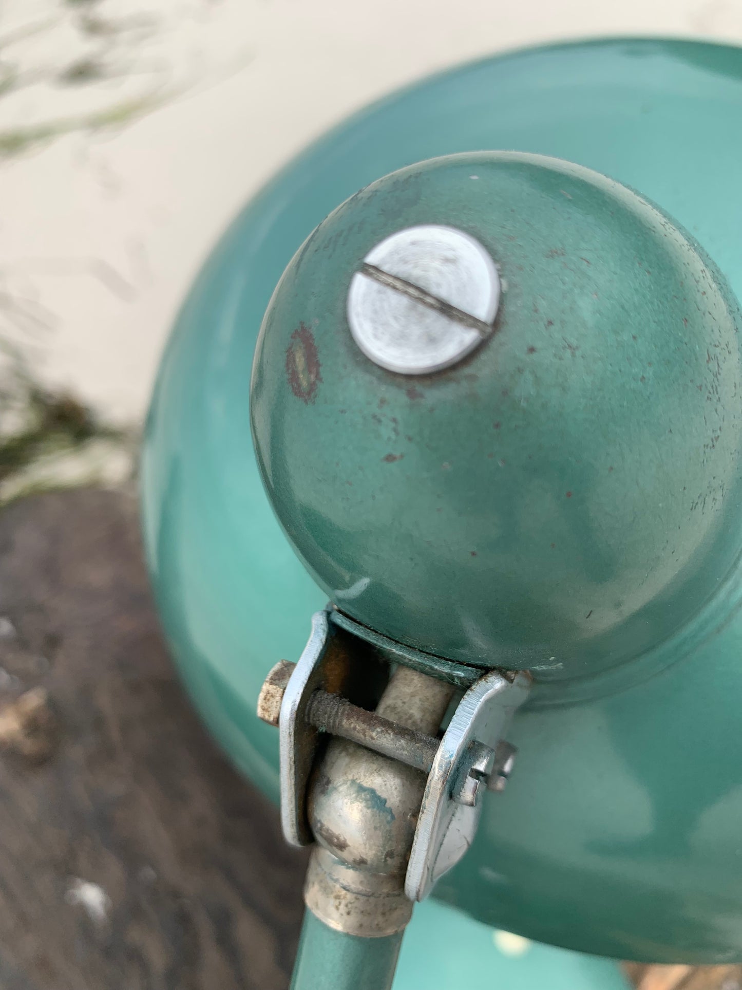 Helo Vintage-Lampe – Grün