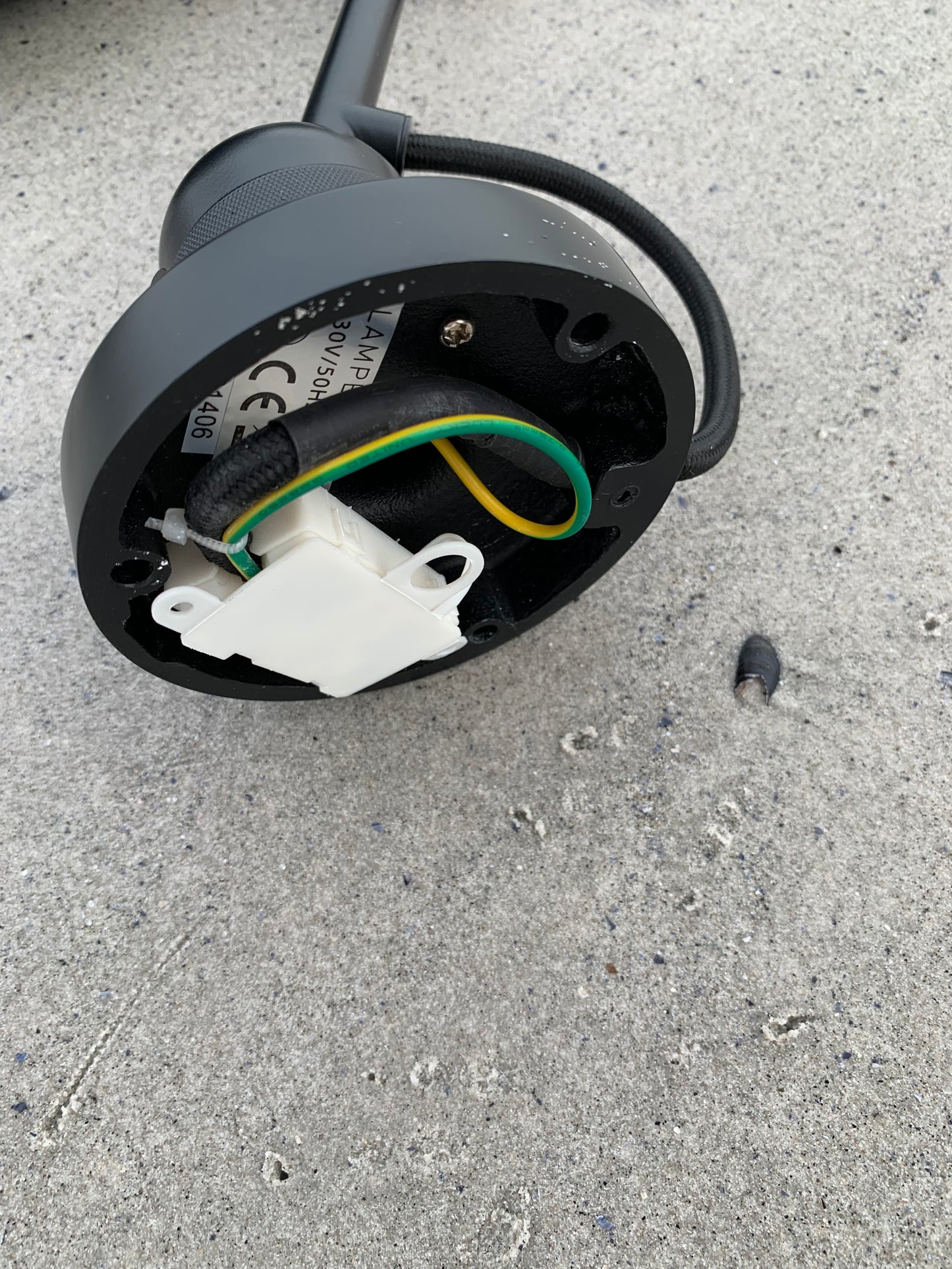 Lampe Gras Wandleuchte - Schwarz