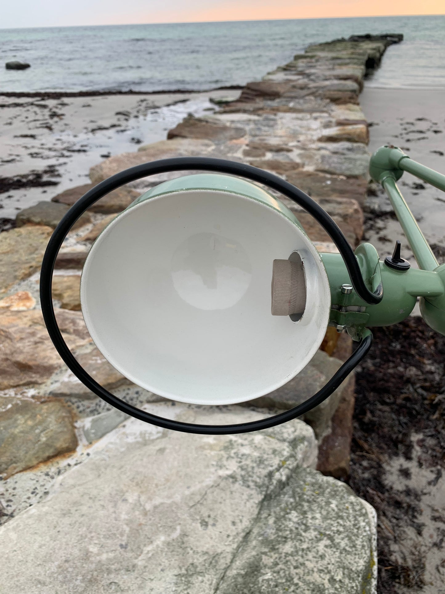 Jieldé Wand-/Deckenleuchte mit zwei Armen - Grün