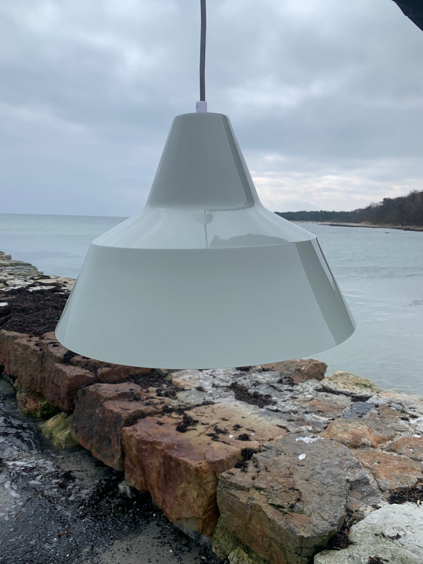 Werkstattlampe - Grau
