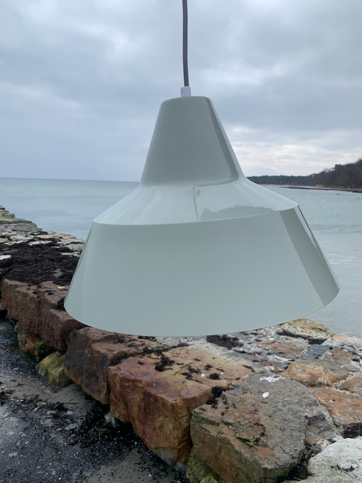Werkstattlampe - Grau