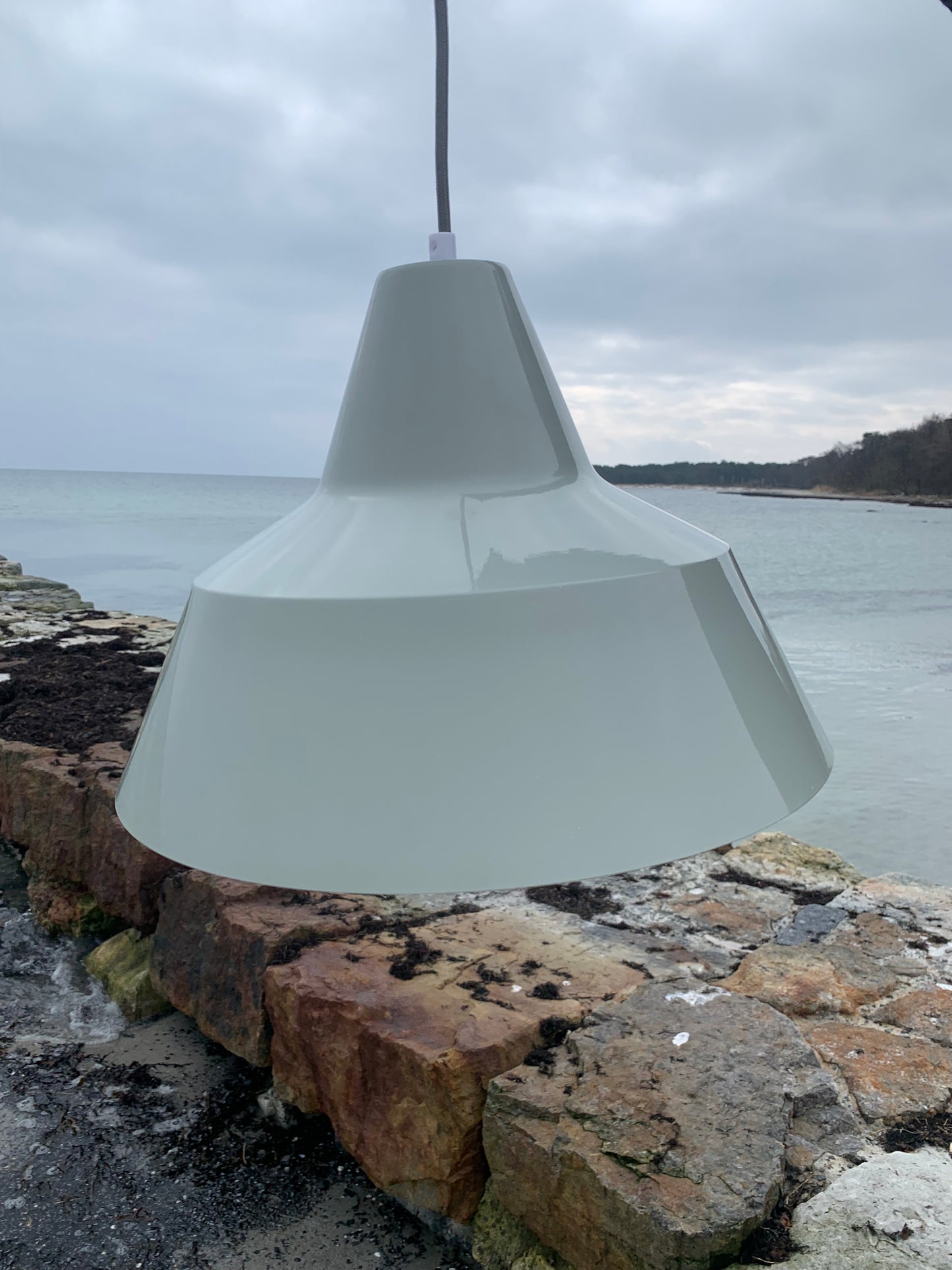 Werkstattlampe - Grau