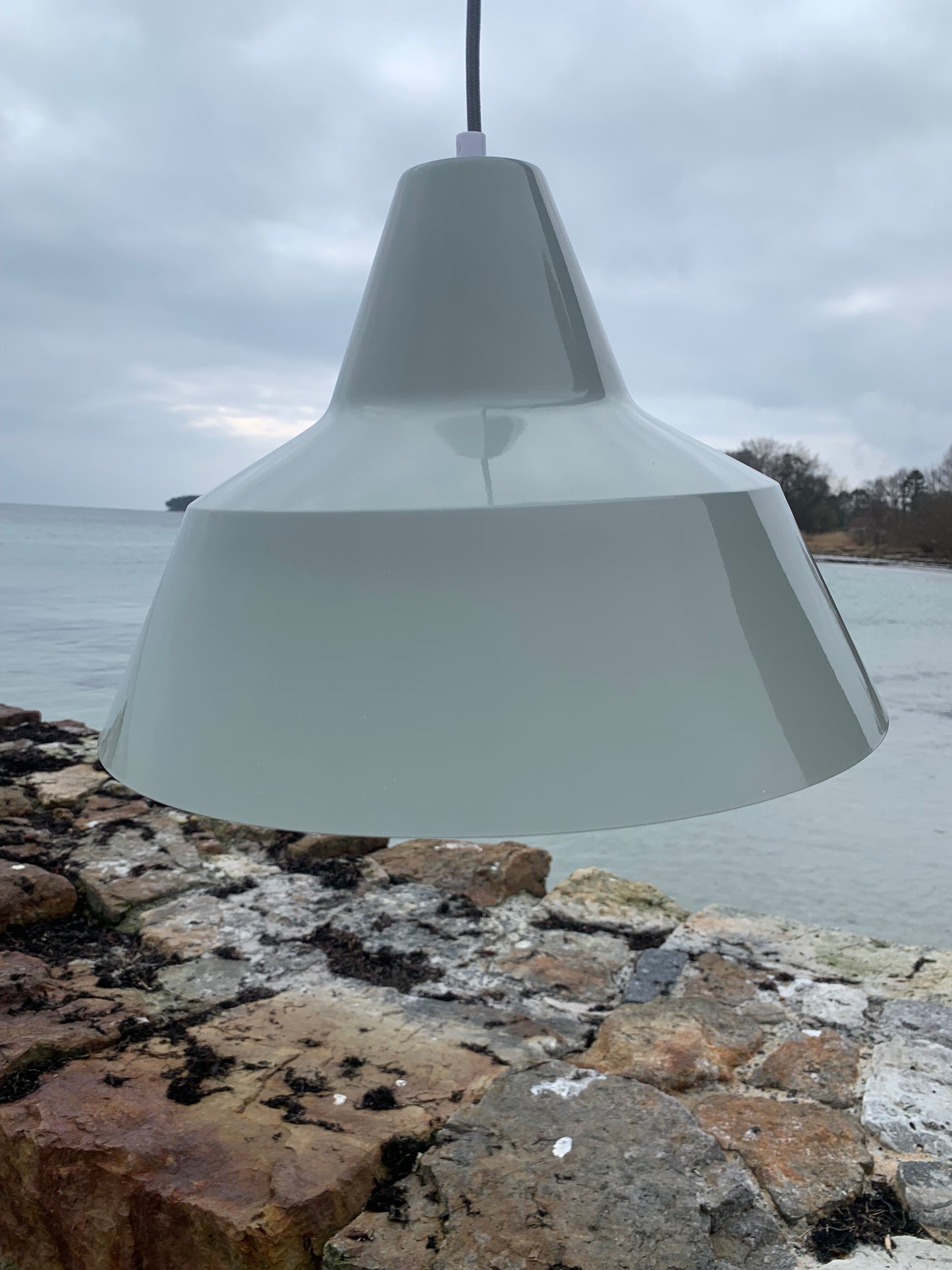 Werkstattlampe - Grau