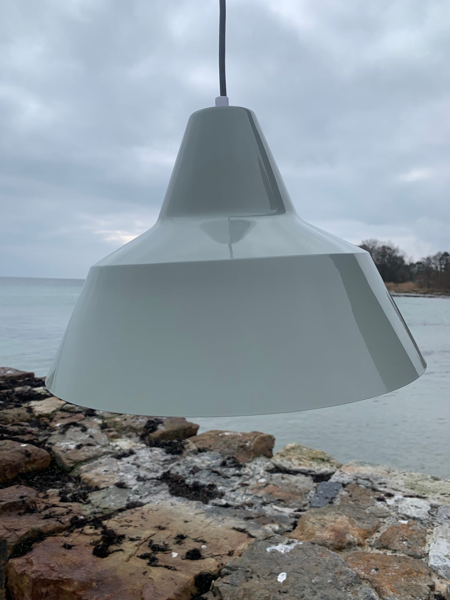 Werkstattlampe - Grau