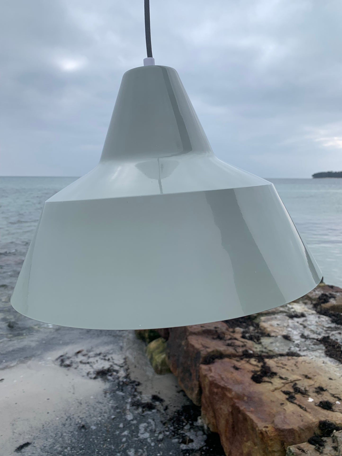 Werkstattlampe - Grau