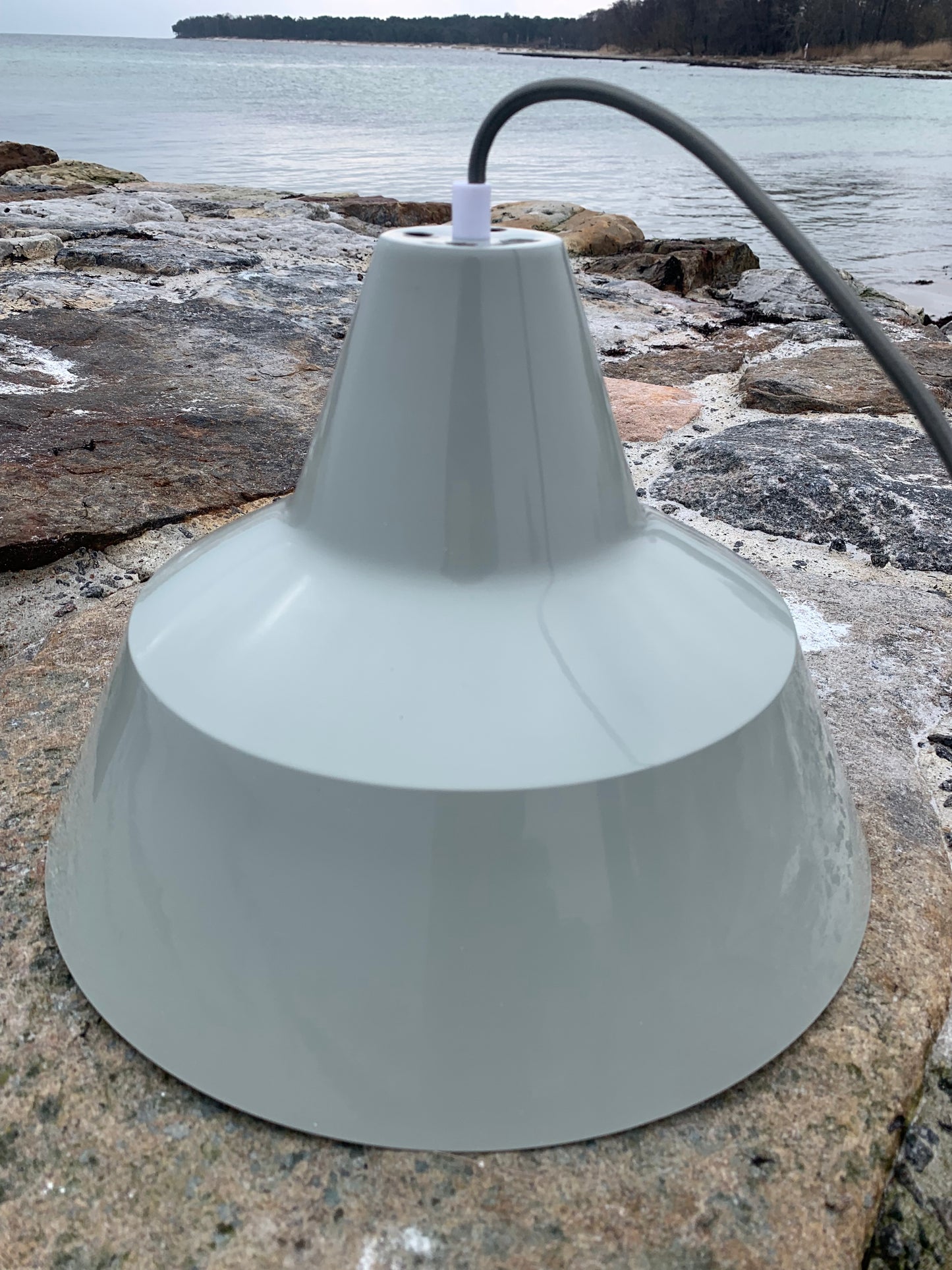 Werkstattlampe - Grau