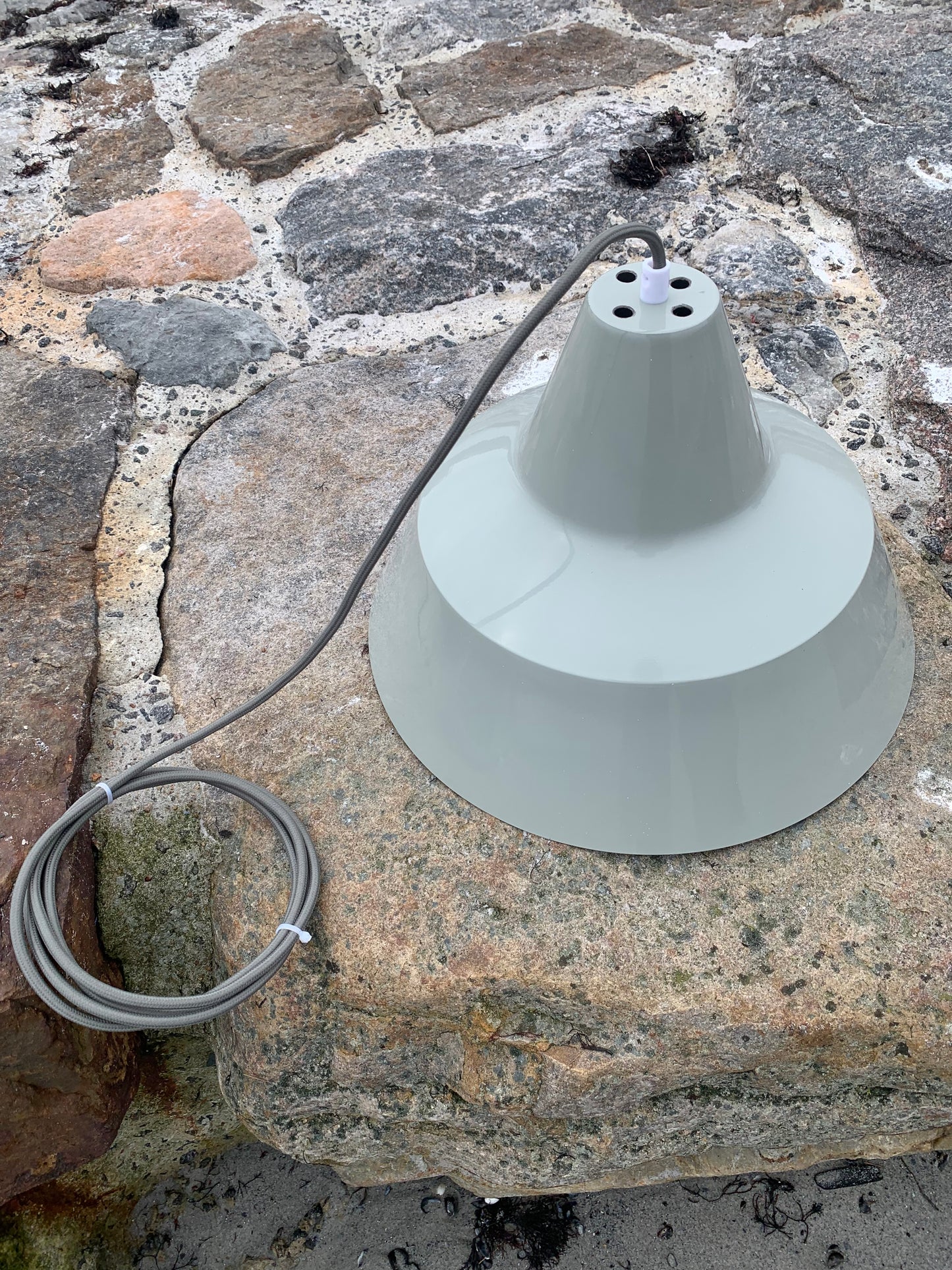 Werkstattlampe - Grau