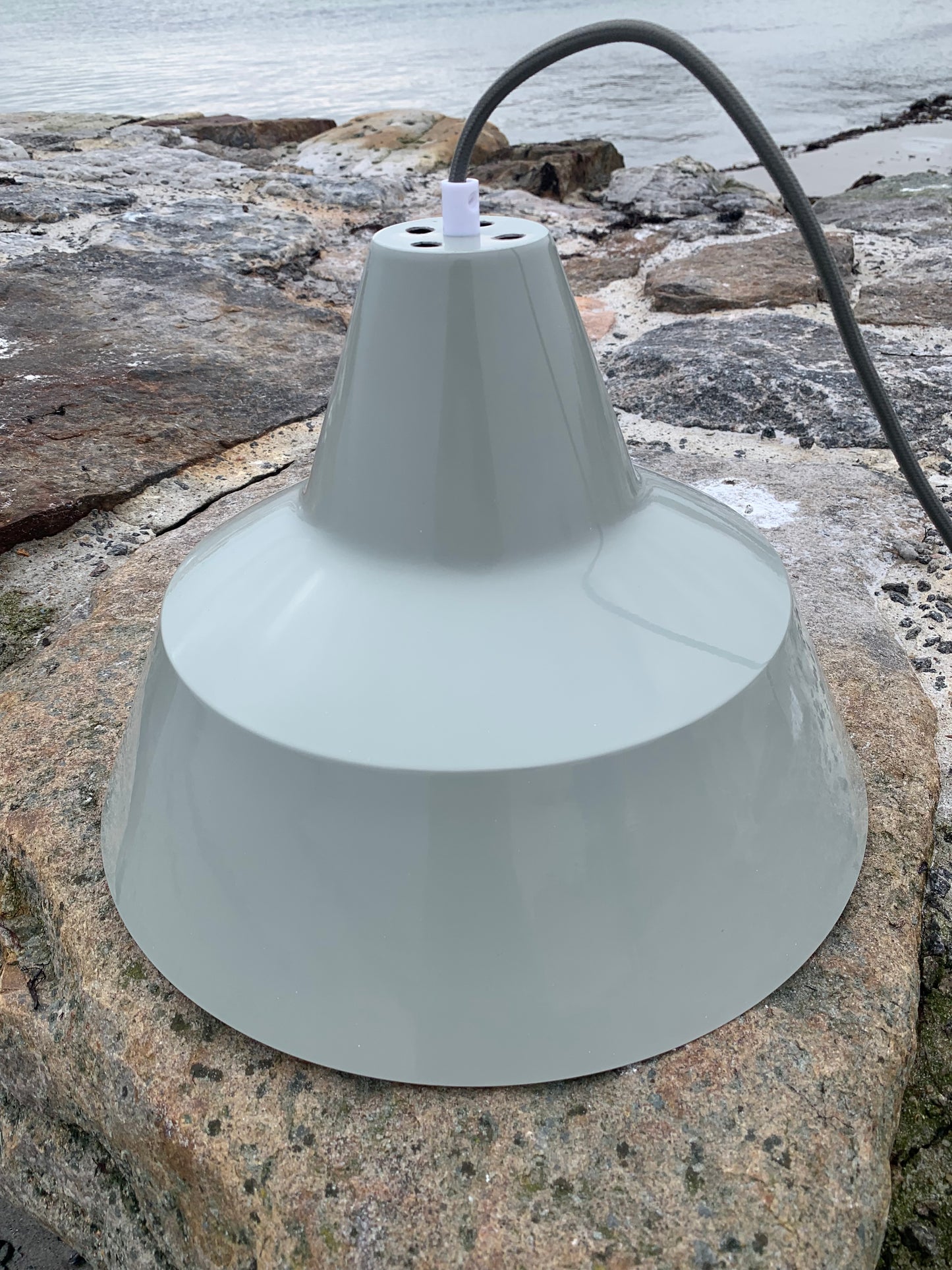 Werkstattlampe - Grau