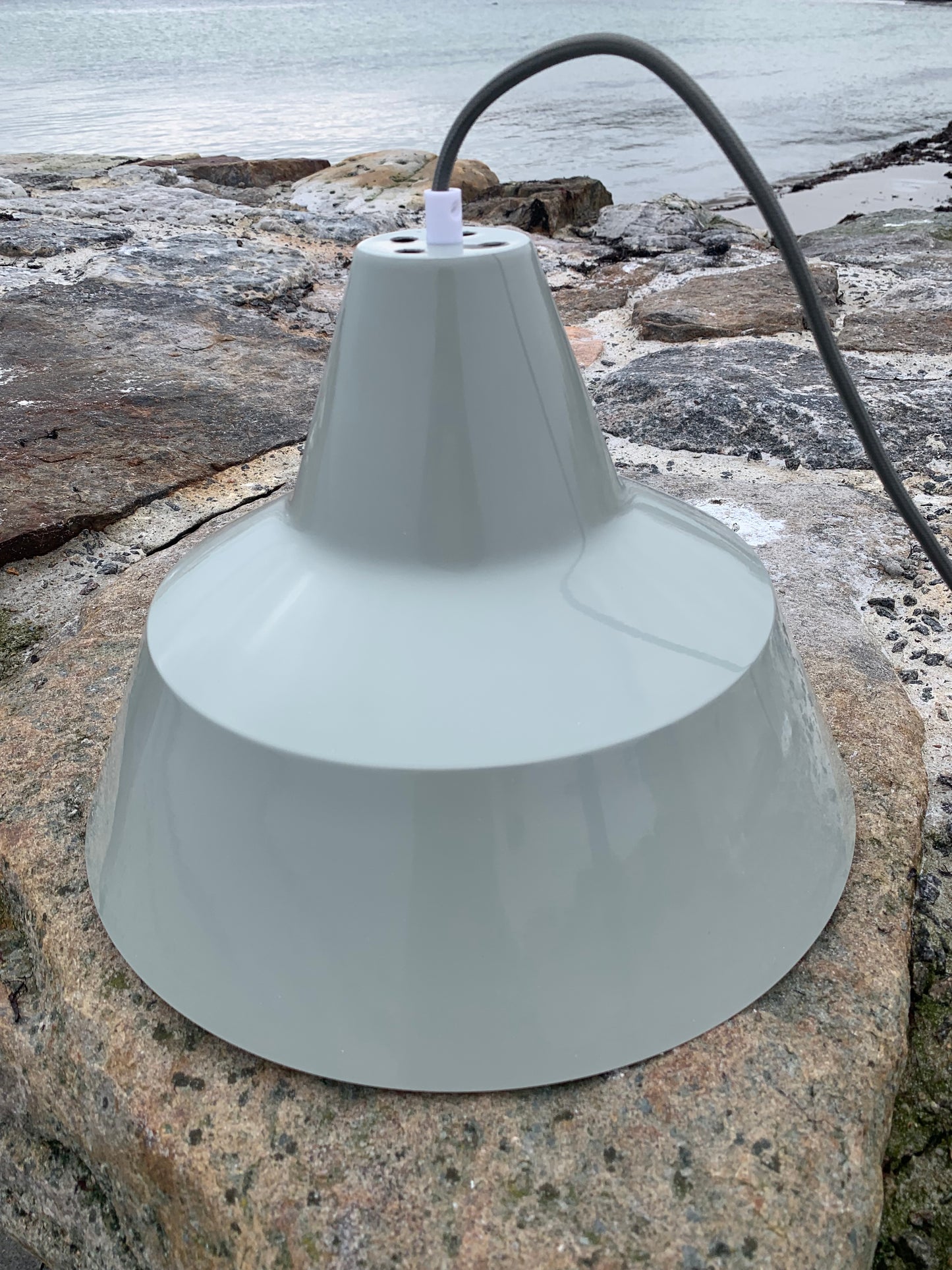 Werkstattlampe - Grau