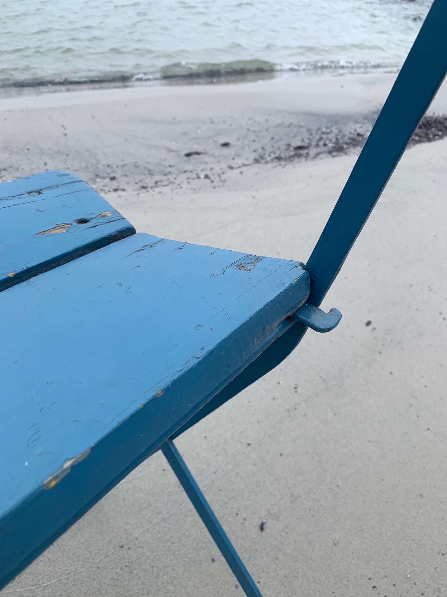Klappstuhl mit lustiger Geschichte