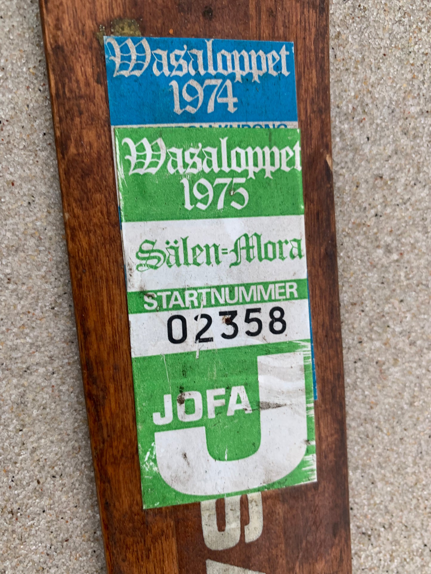 Ski aus den 1970er Jahren