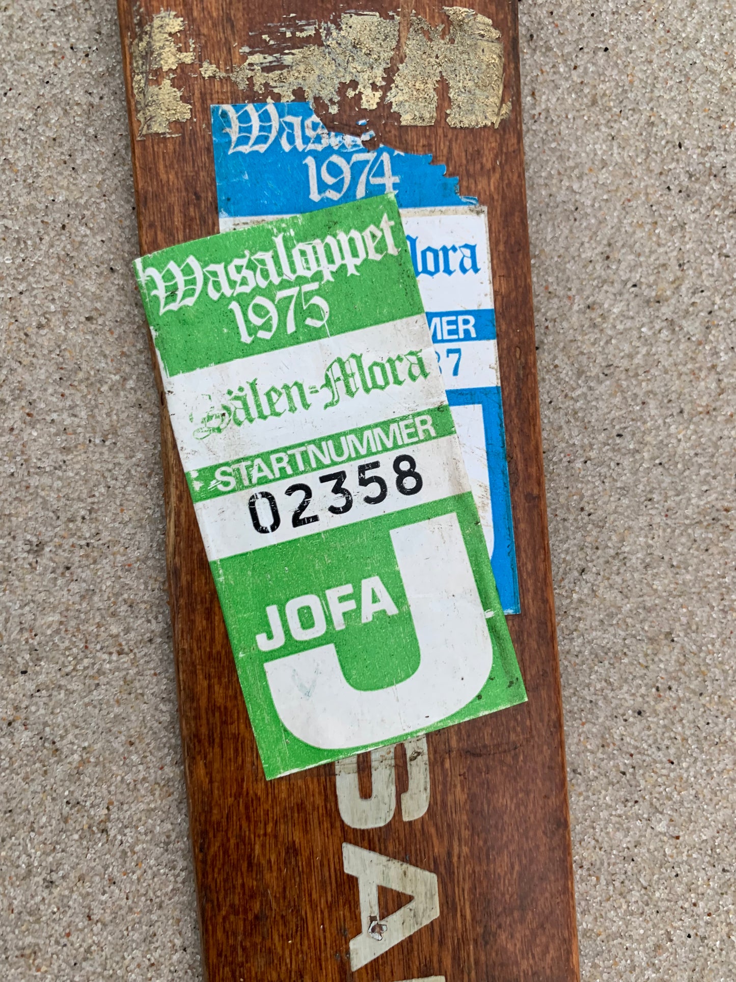 Ski aus den 1970er Jahren