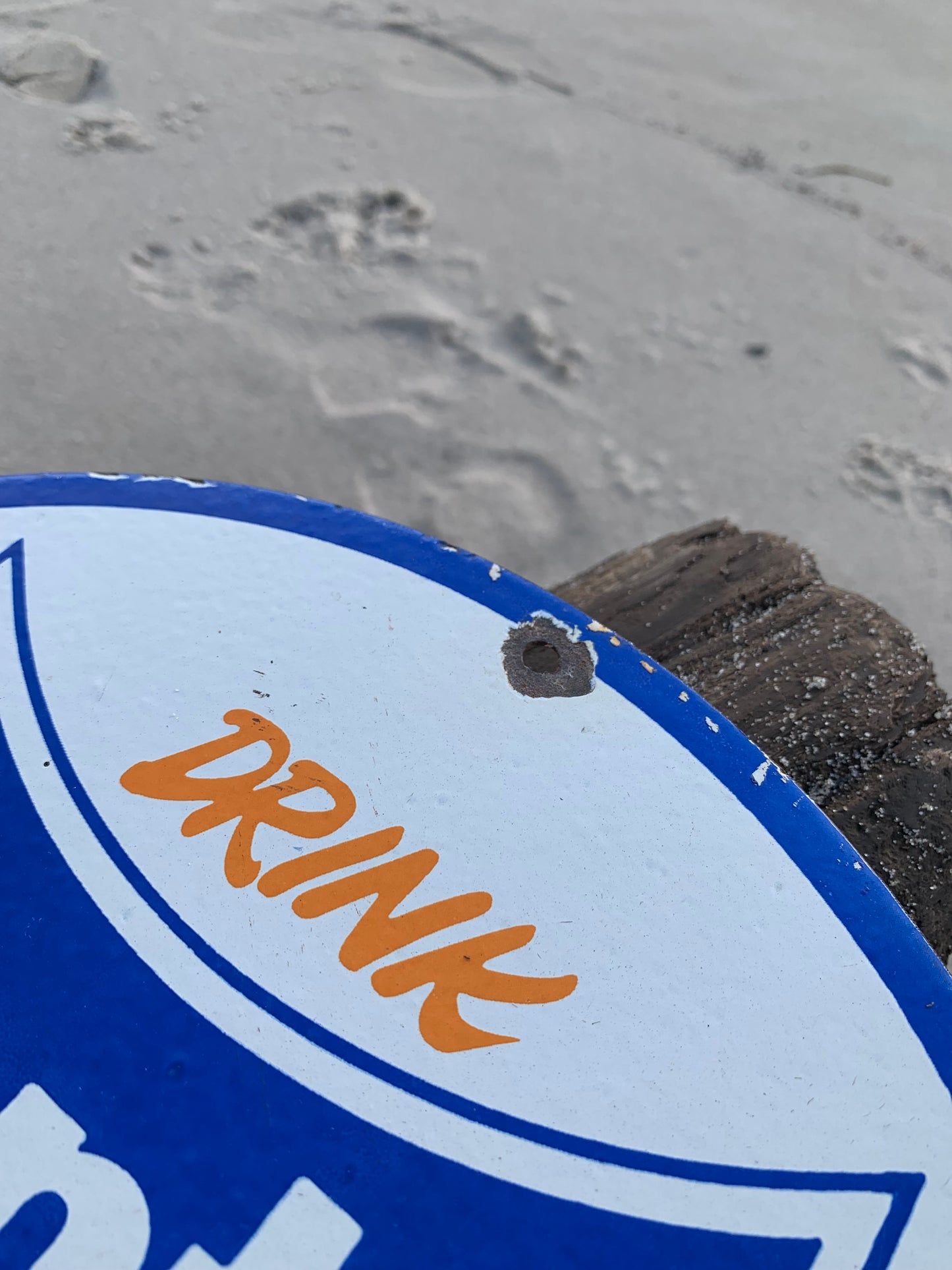 Altes Fanta-Emailschild