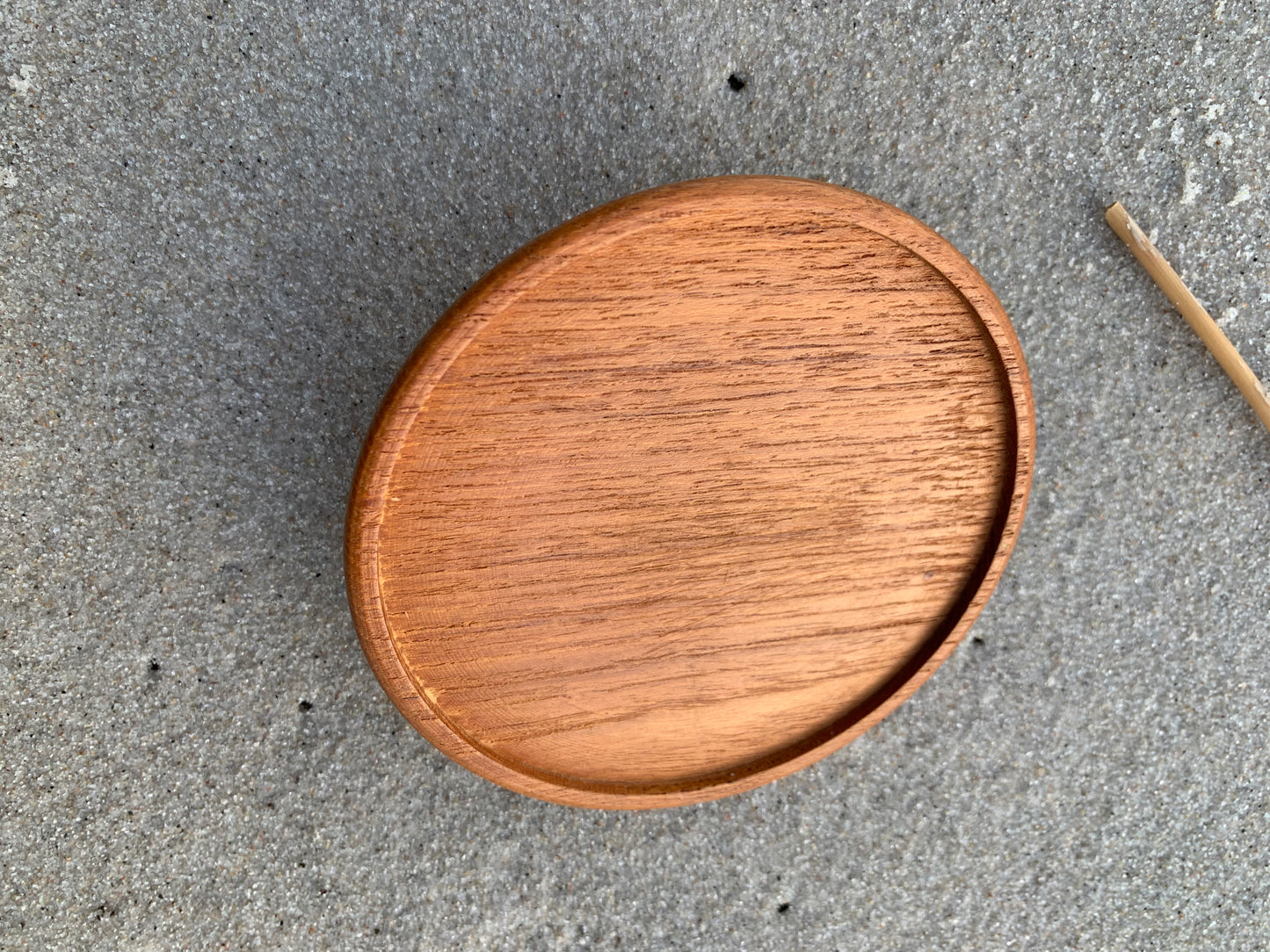 Teakholzglas mit Deckel
