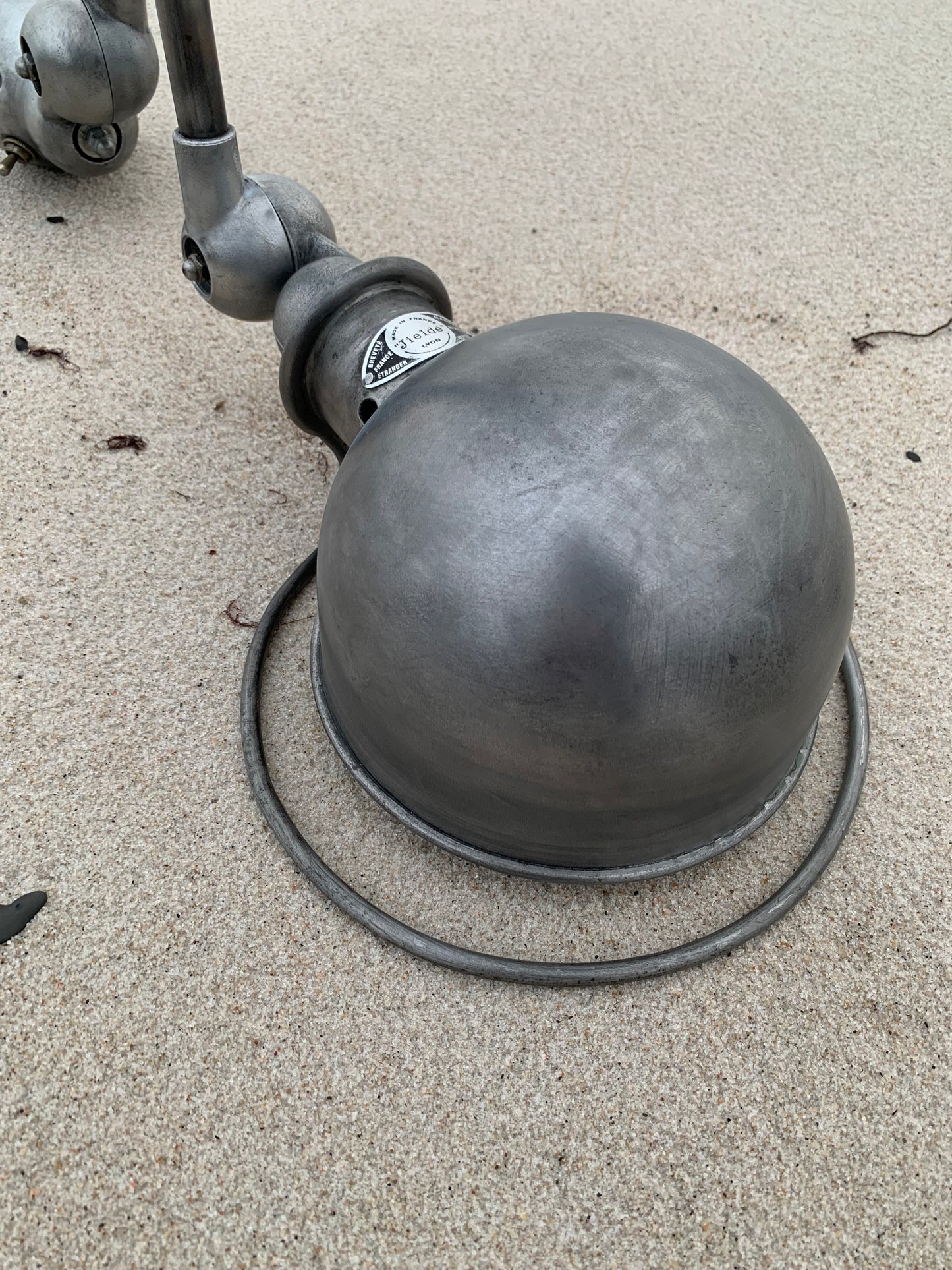 Jieldé Wand-/Deckenleuchte – Dunkles Metall