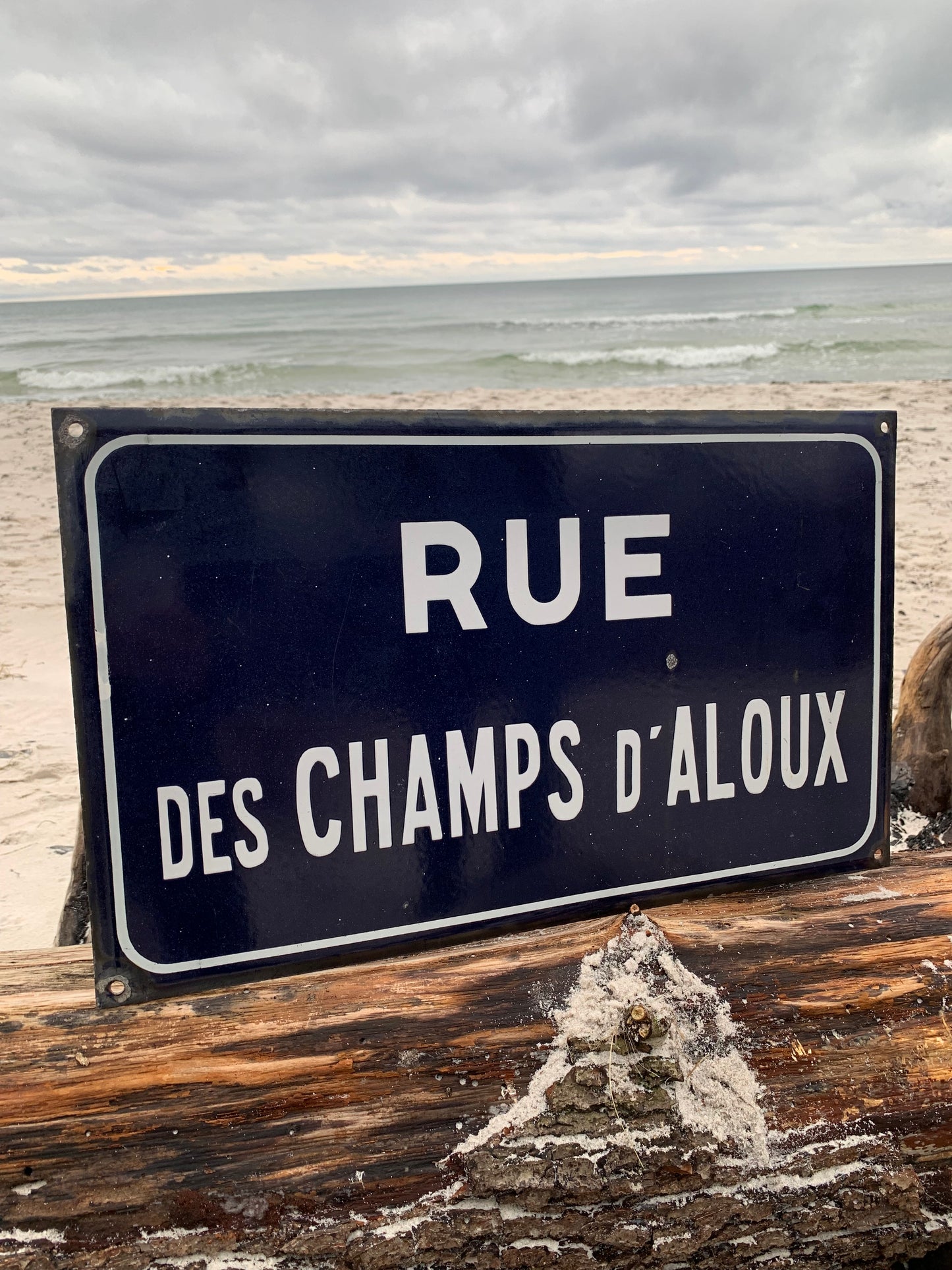 Französisches Straßenschild