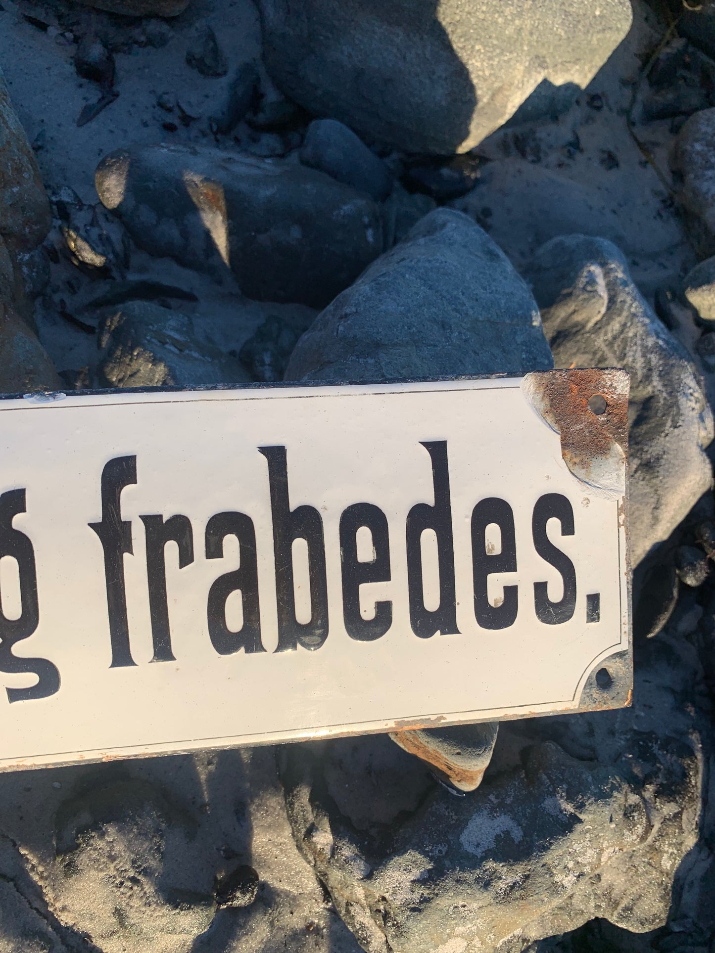 Emailleschild - Rauchen verboten