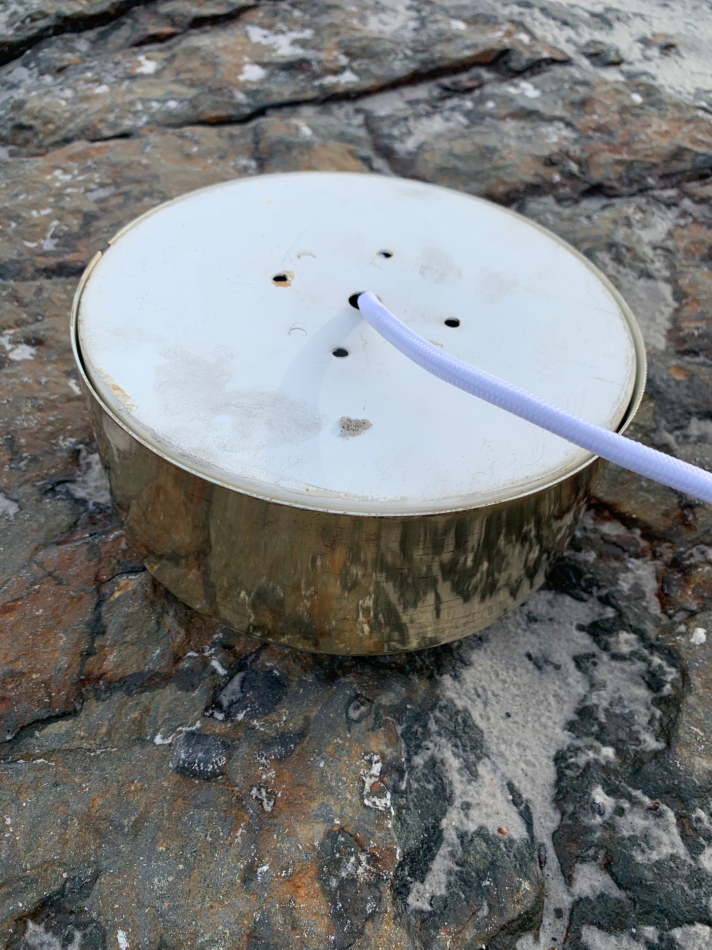 Vilhelm Lauritzen Lichtschild aus Messing