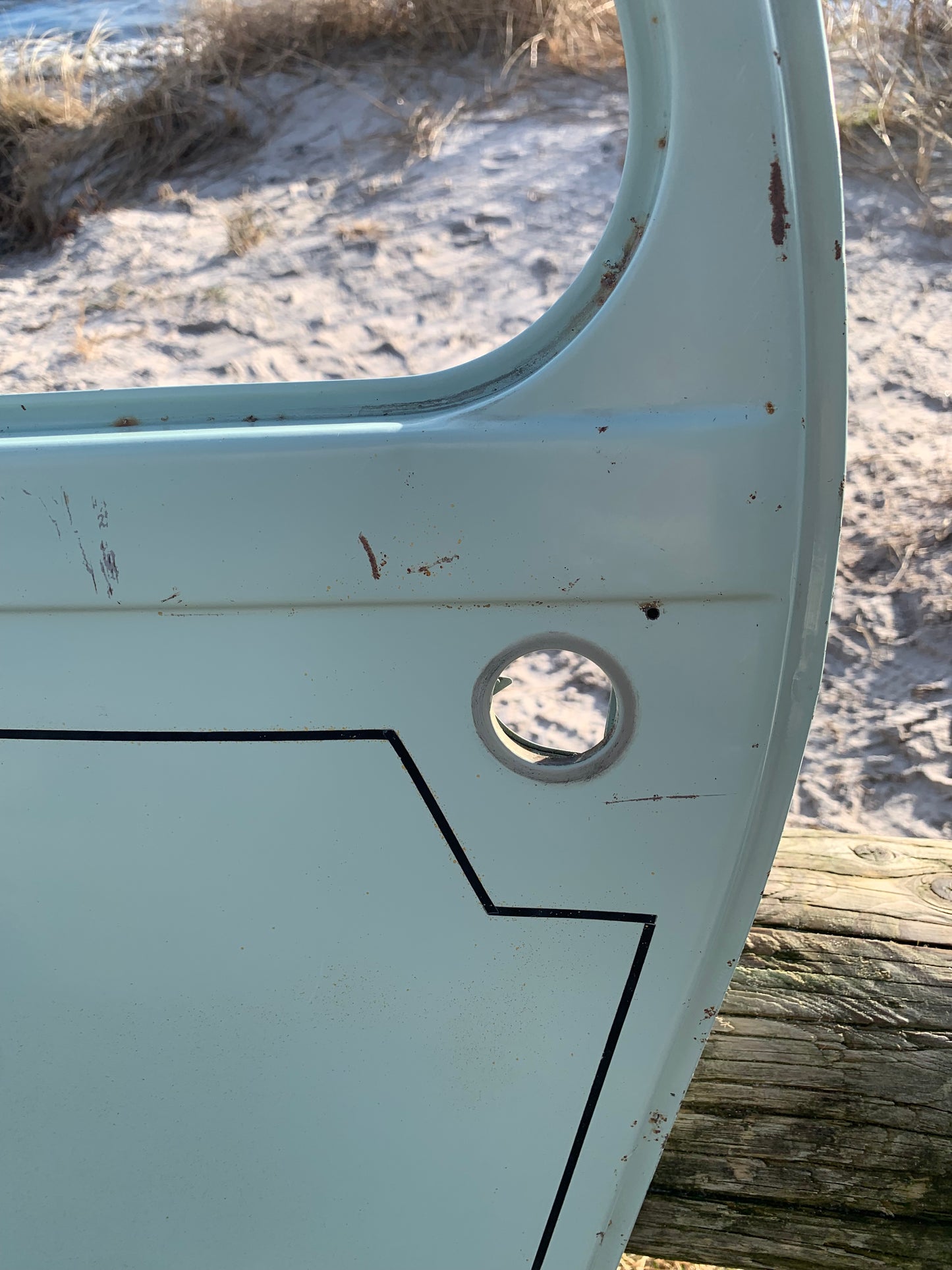 Dekorative Tür von Citroën 2 CV