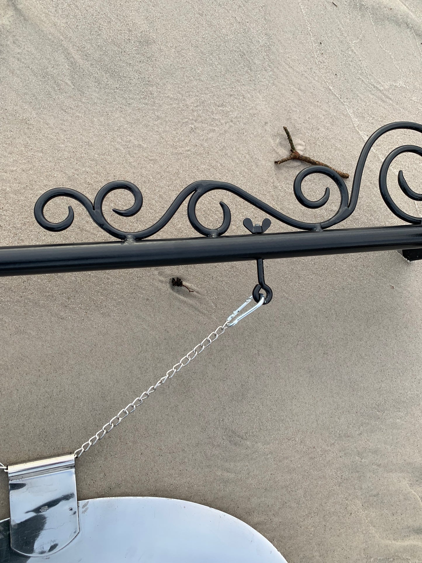 Schönes altes Friseurschild mit Schilderaufhänger