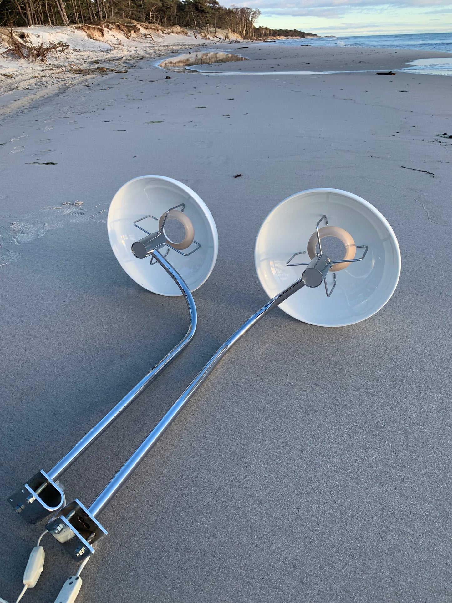 Lampe von einer Bank in Schweden