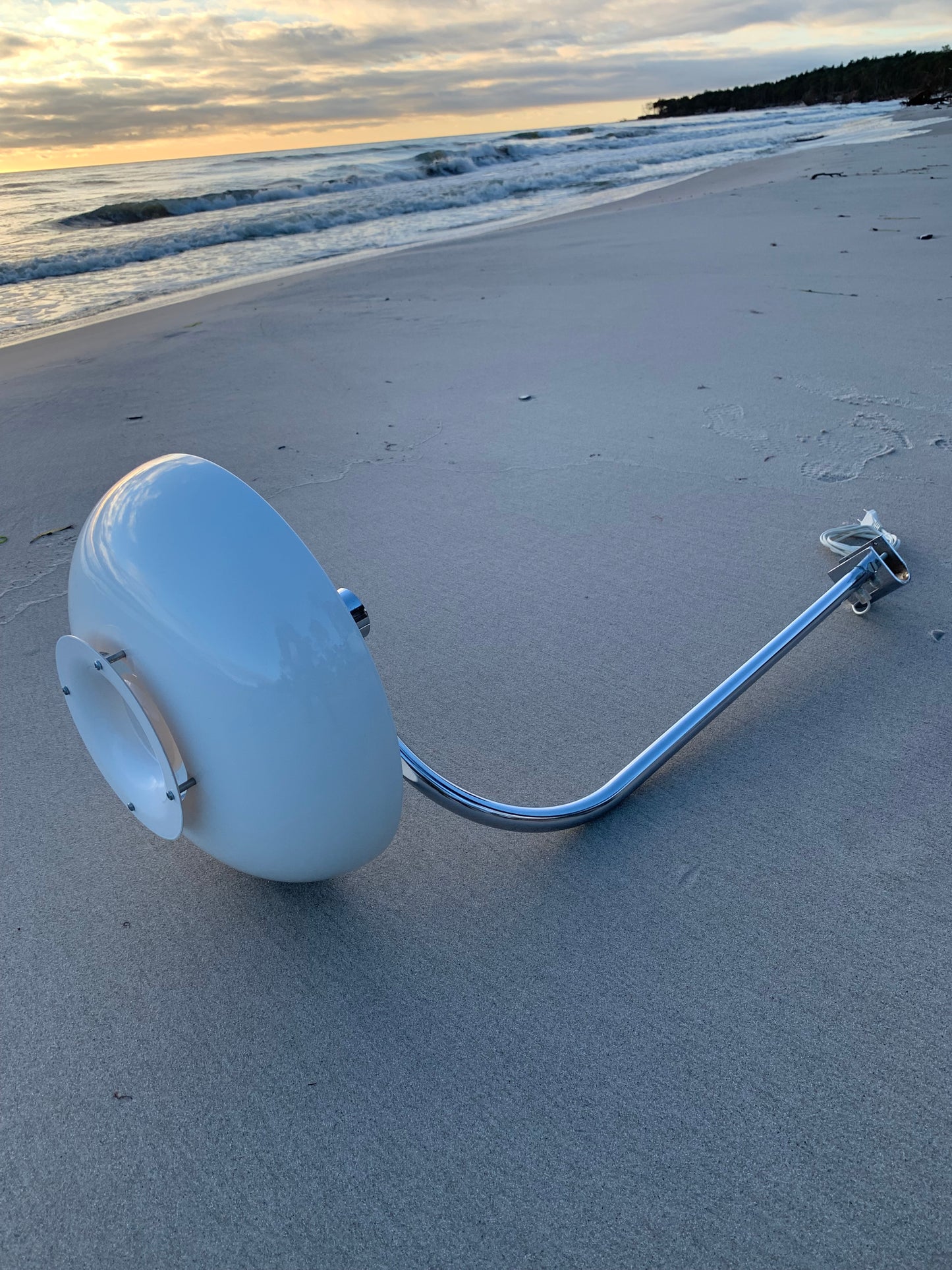 Lampe von einer Bank in Schweden