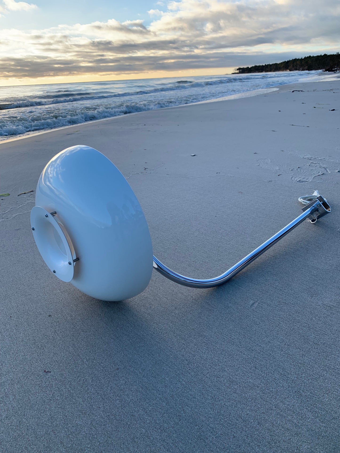 Lampe von einer Bank in Schweden