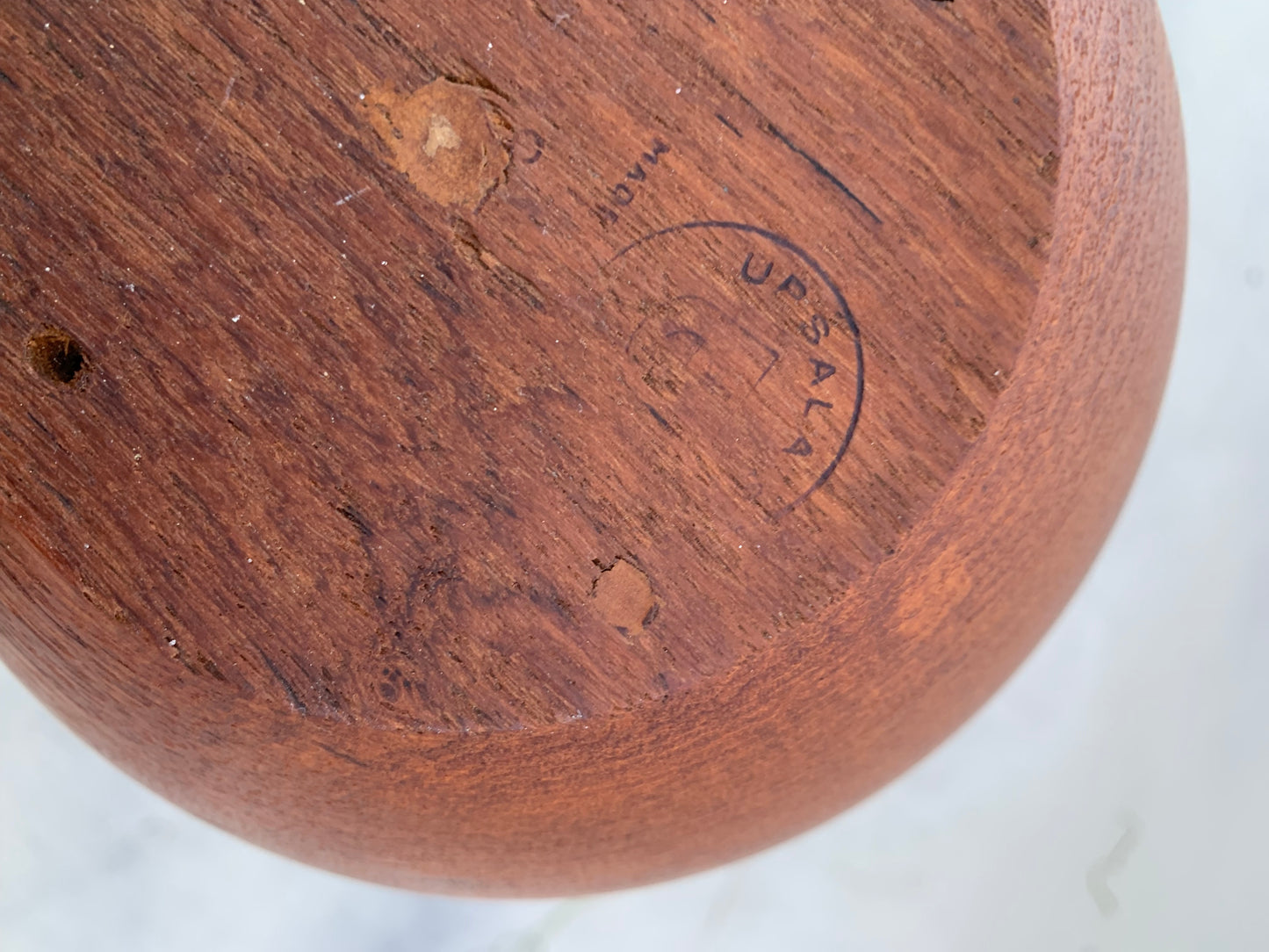 Schüssel aus Teakholz