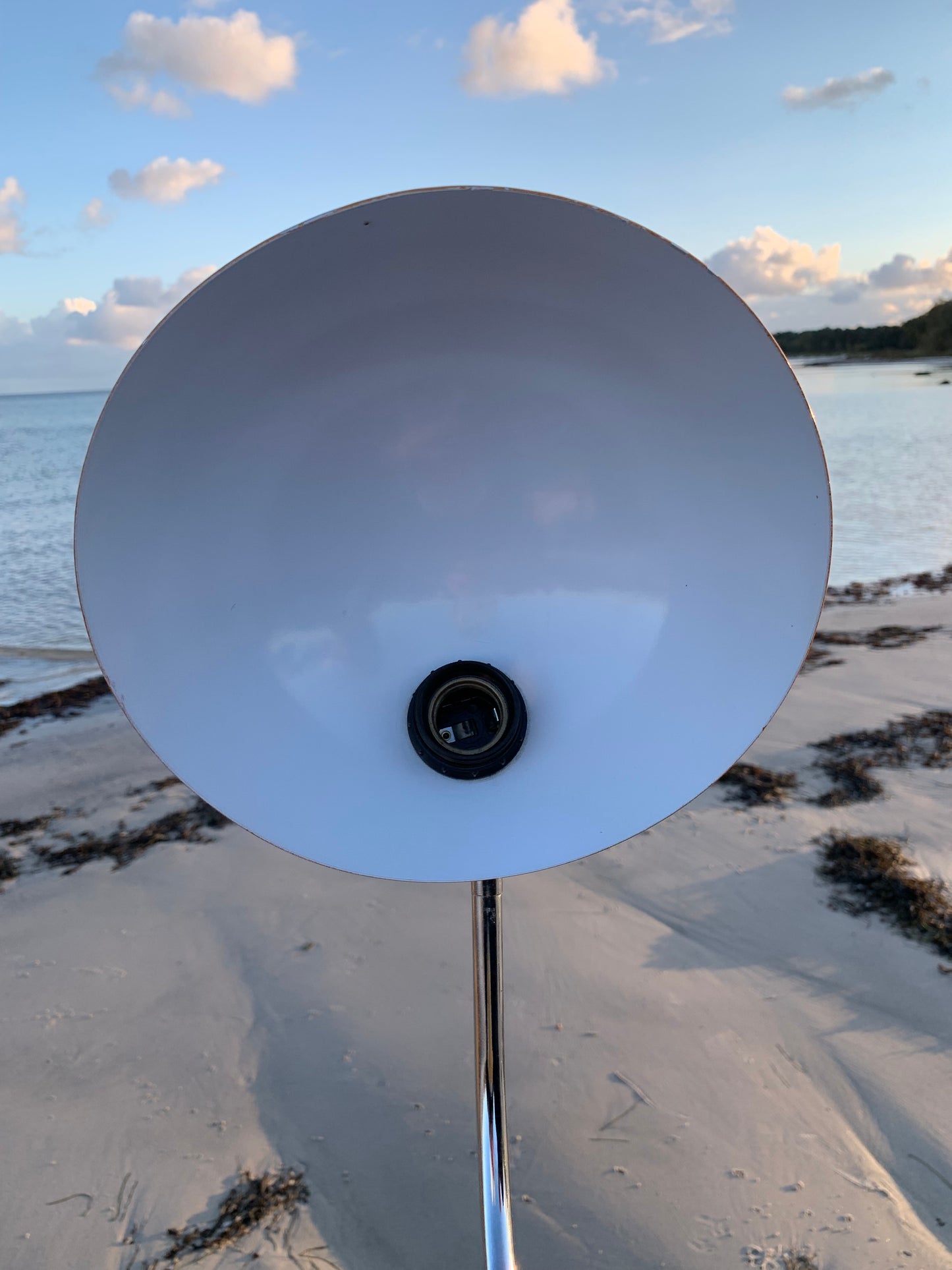 Retro-Lampe - Dunkelgelb