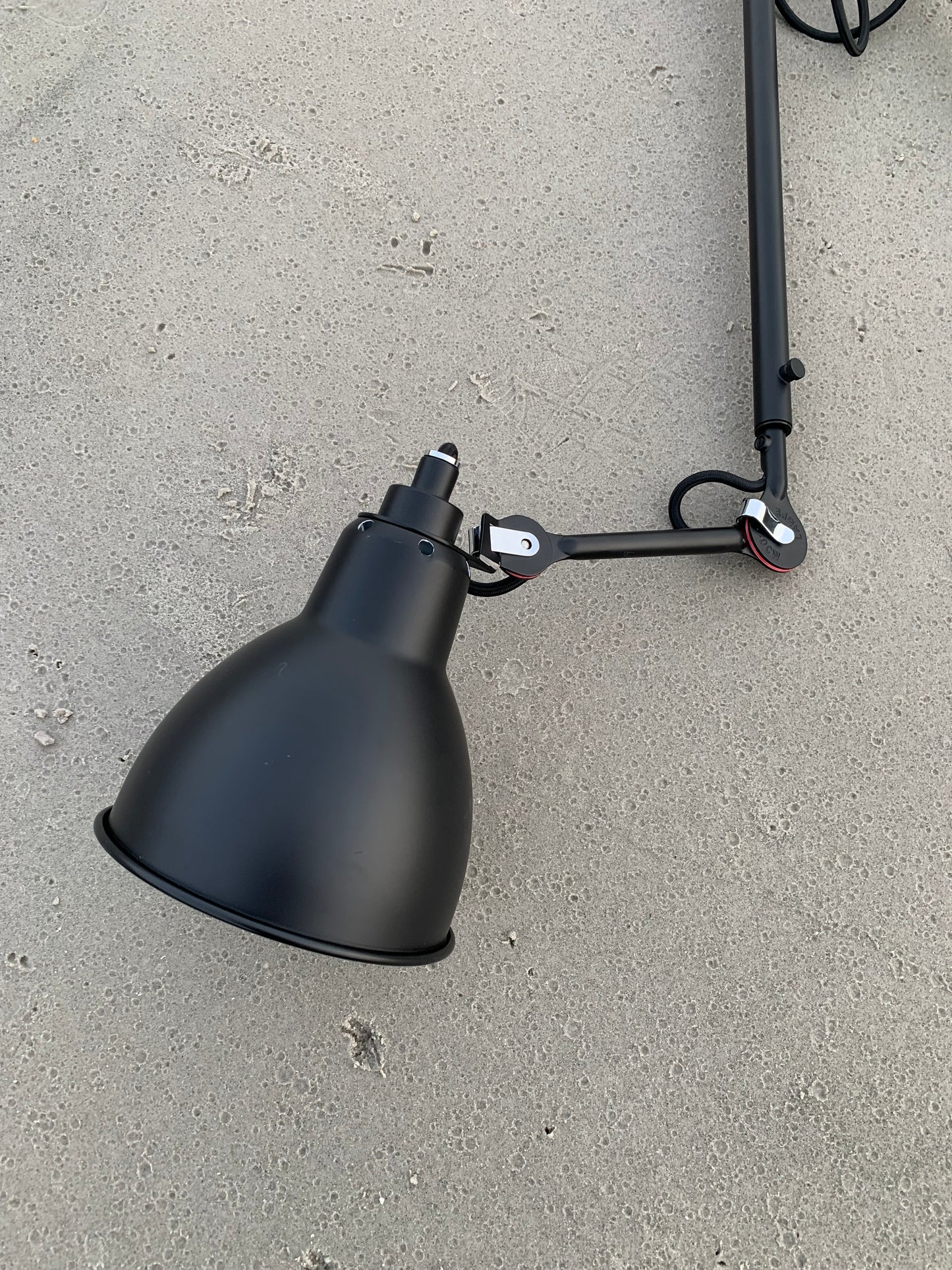 Lampe Gras N302 Doppellampe - Schwarz