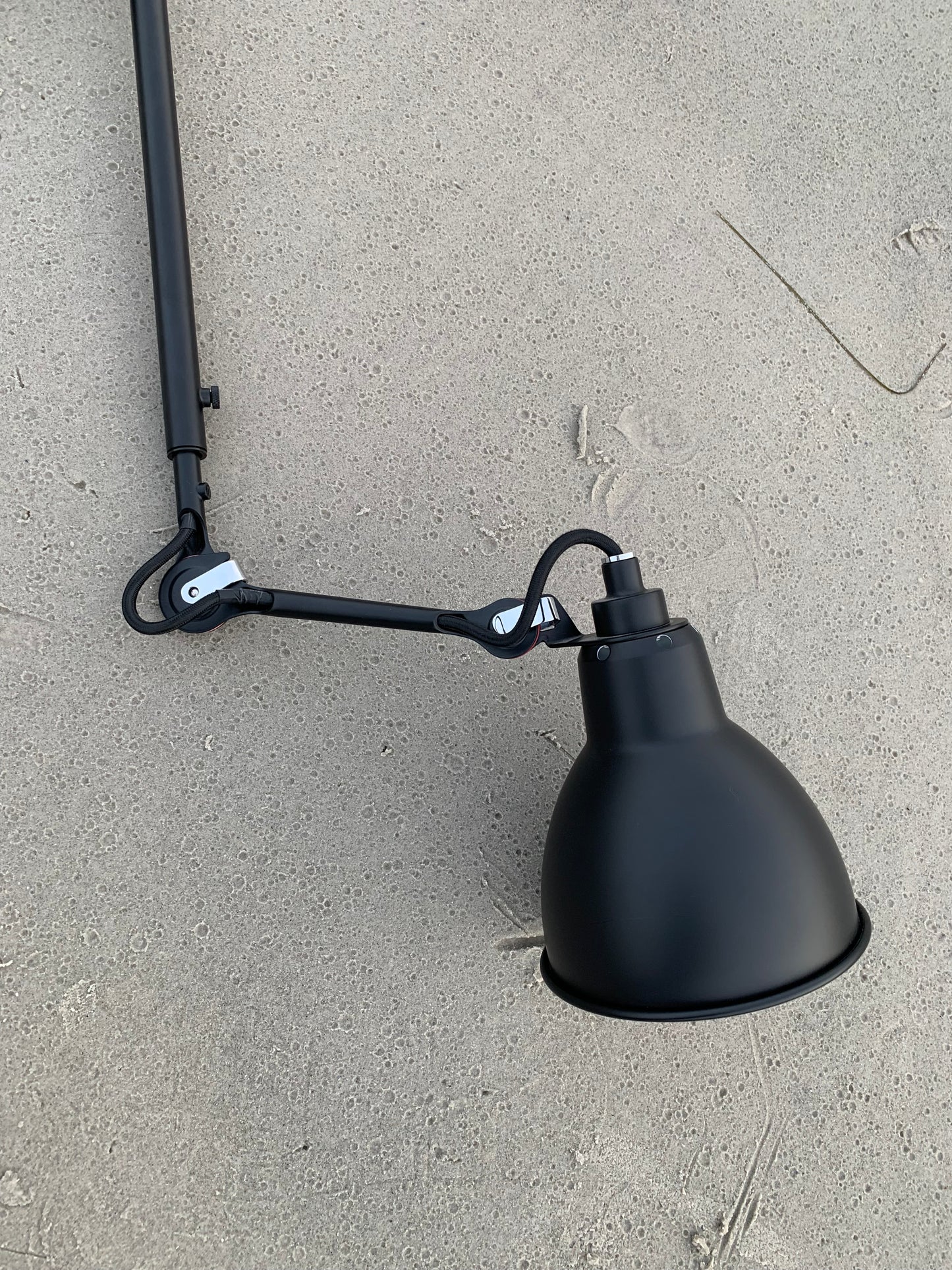 Lampe Gras N302 Doppellampe - Schwarz