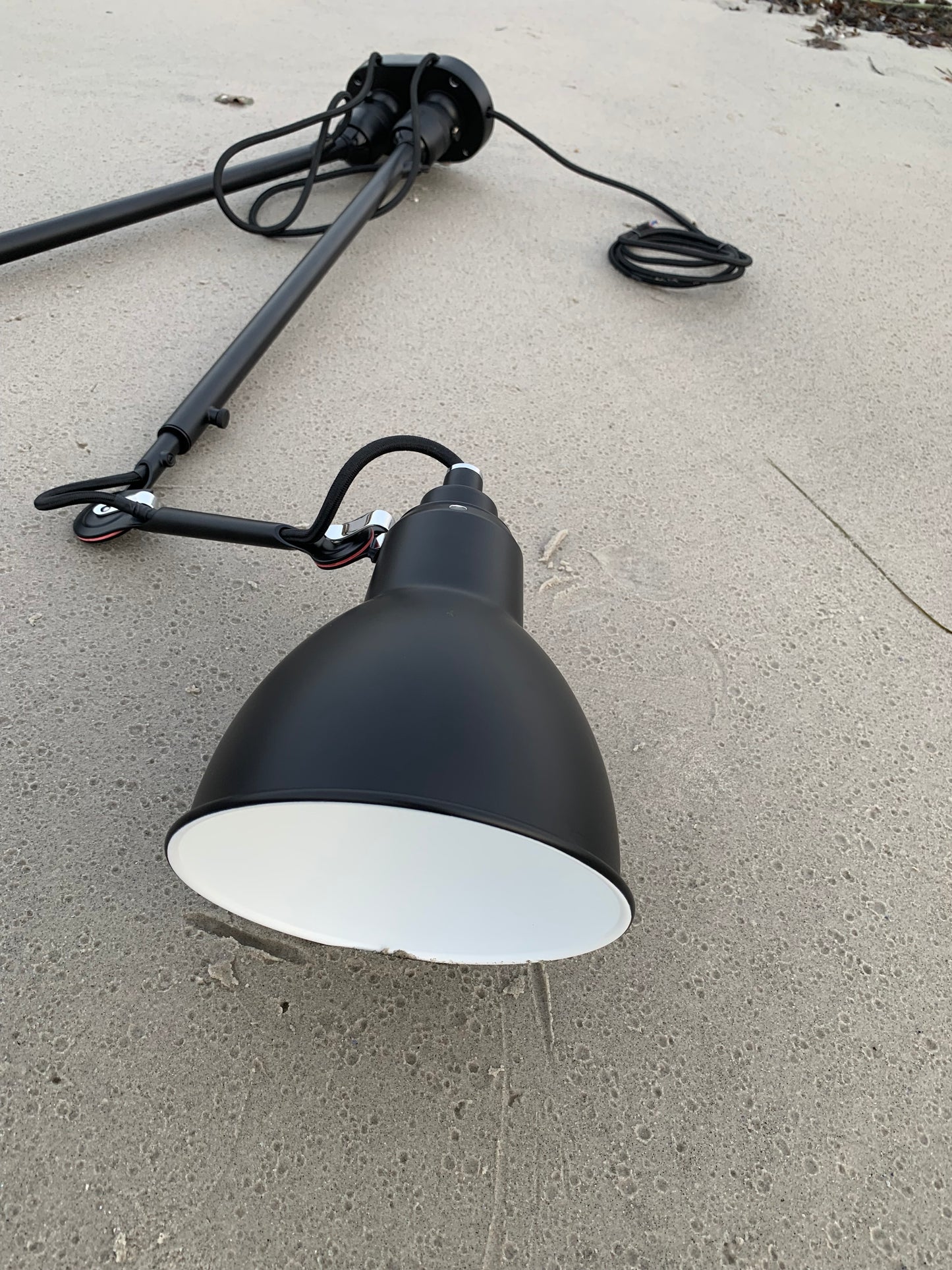 Lampe Gras N302 Doppellampe - Schwarz