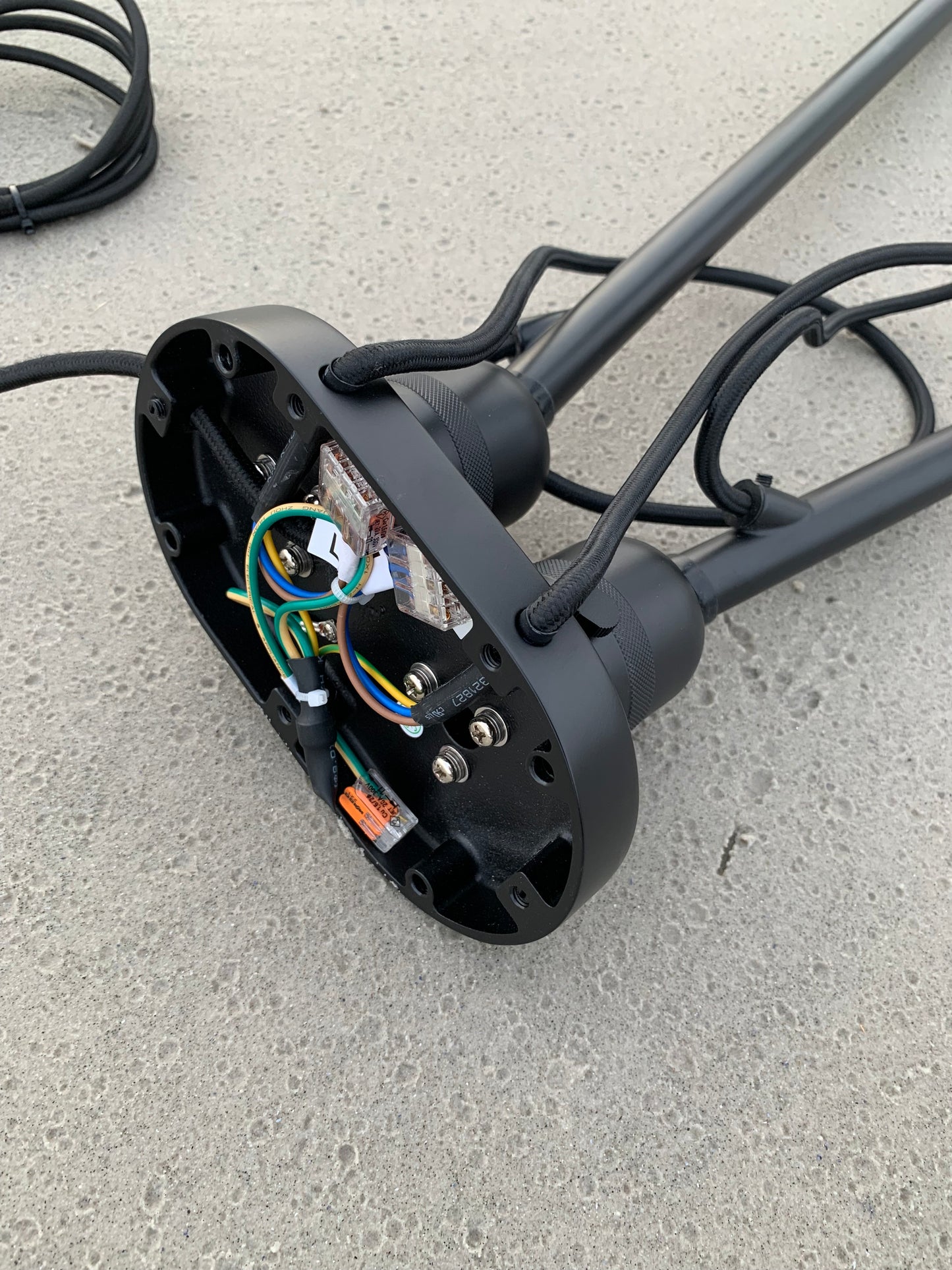 Lampe Gras N302 Doppellampe - Schwarz