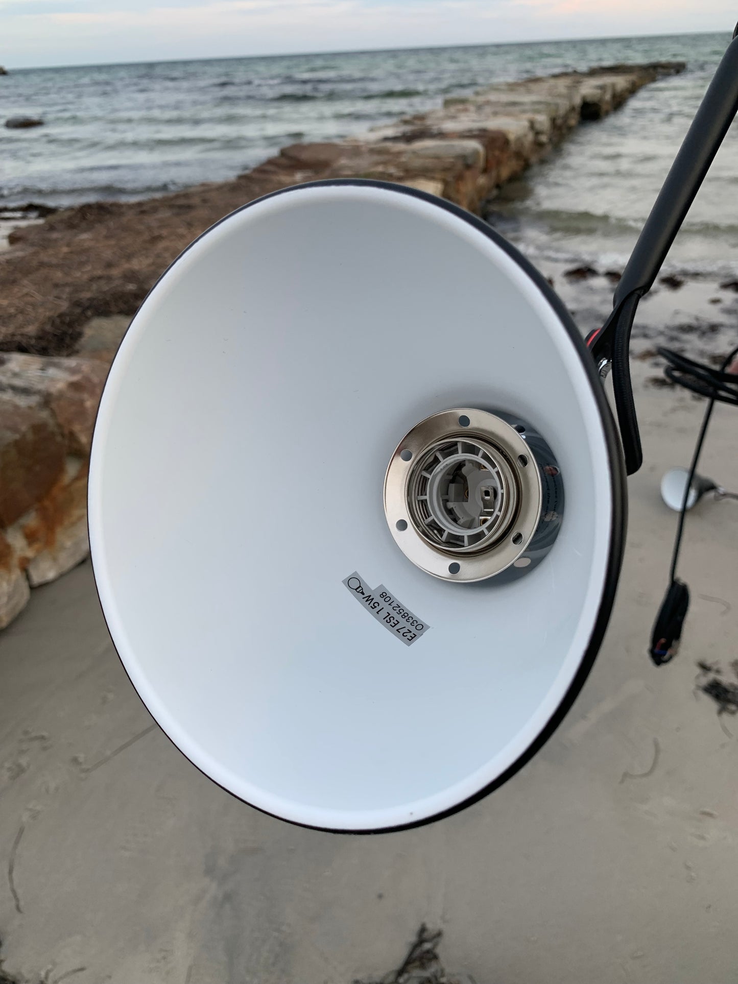 Lampe Gras N302 Doppellampe - Schwarz