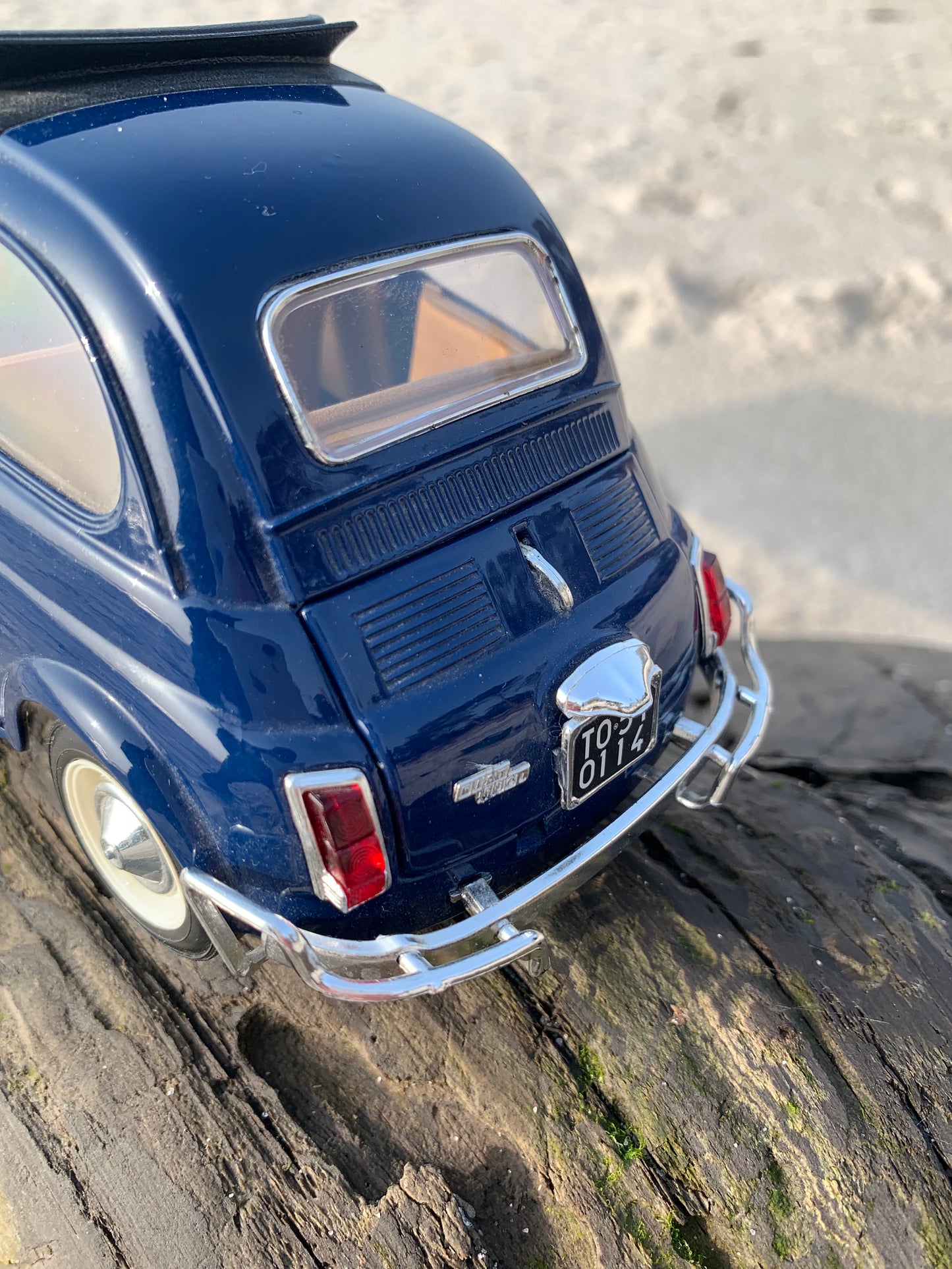 Fiat 500 – Blau