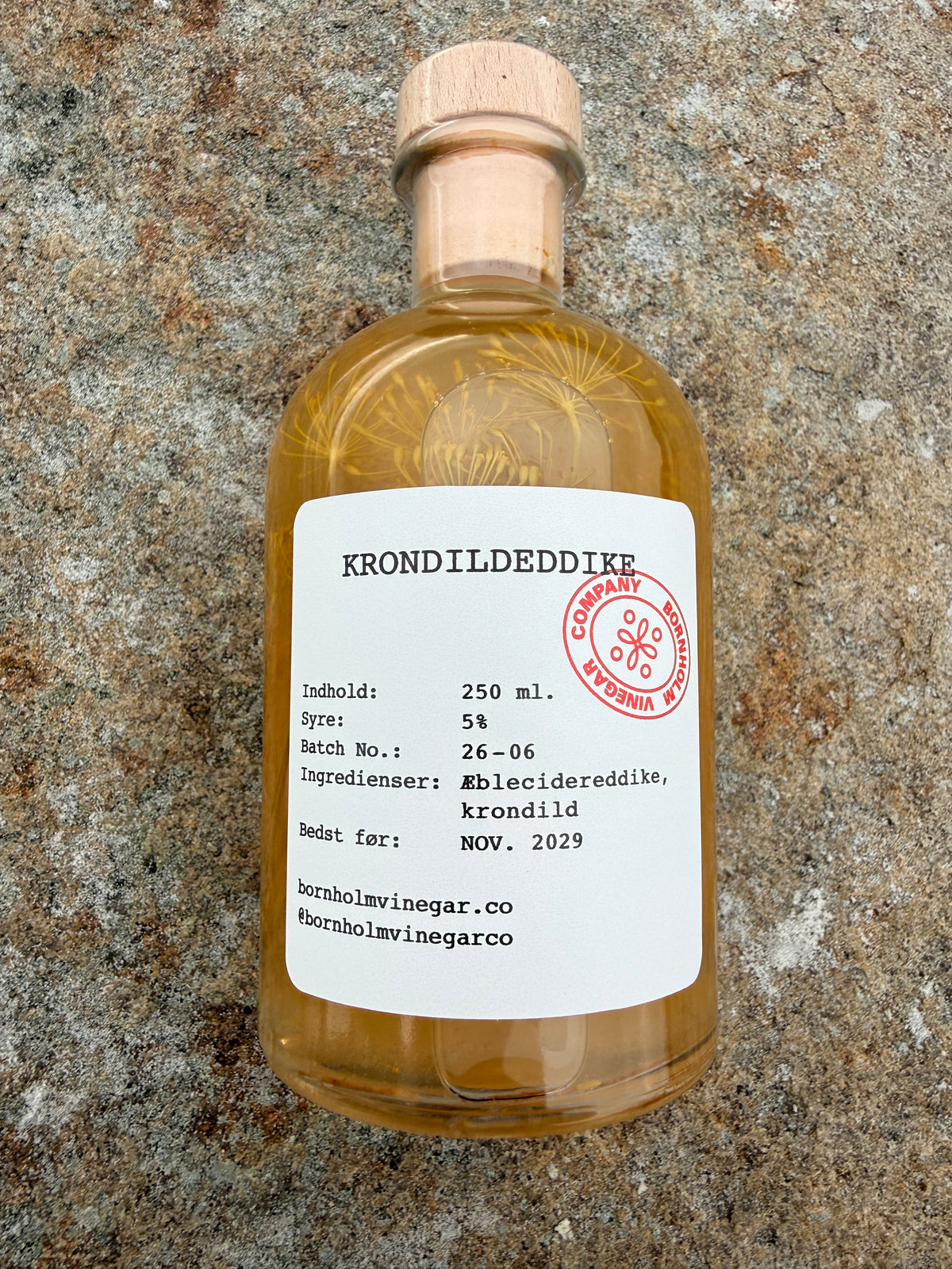 BORNHOLM VINEGAR COMPANY - DILLBLÜTENESSIG 250 ml.