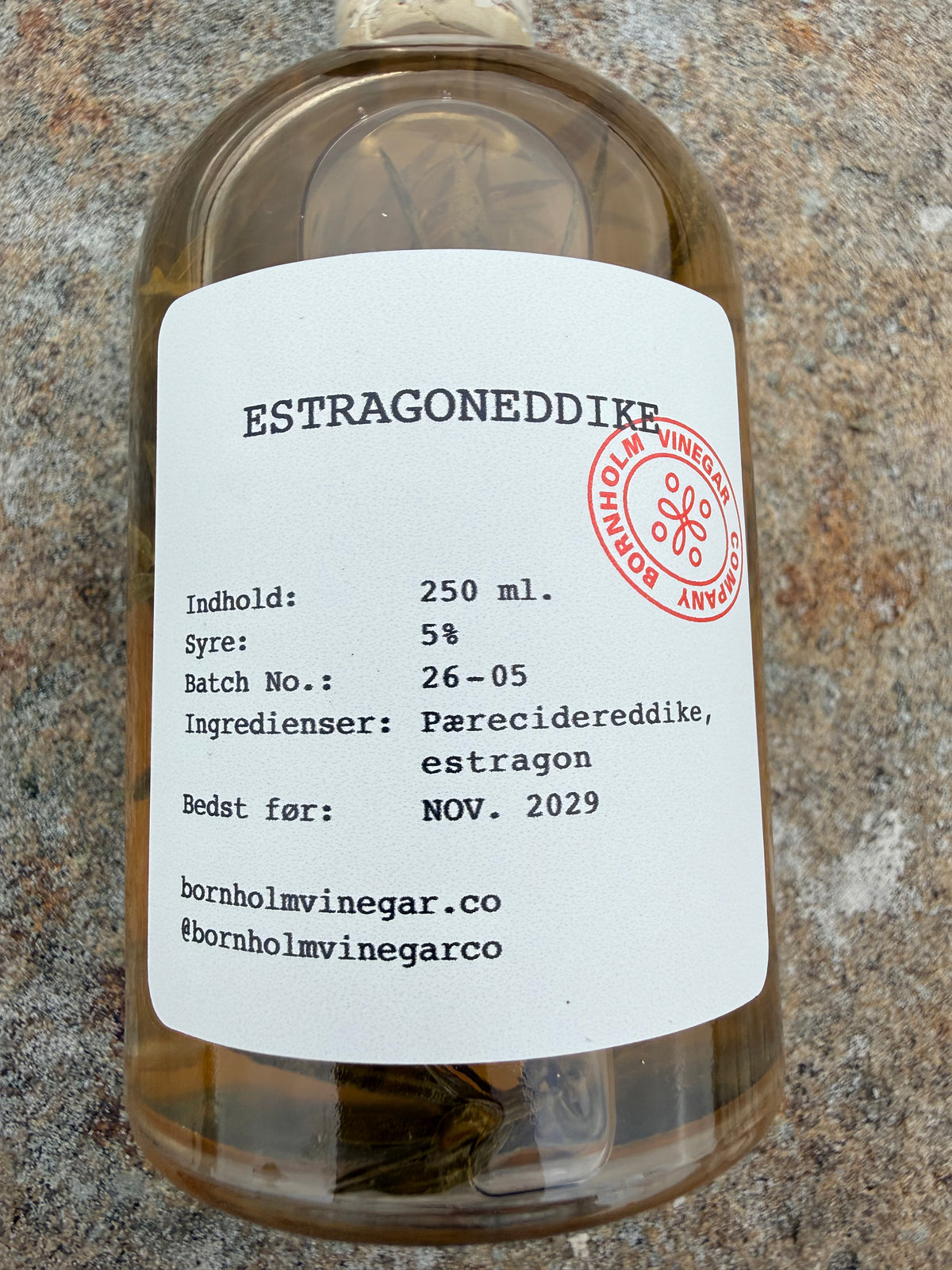 BORNHOLM VINEGAR COMPANY - ESTRAGONESSIG 250 ml.