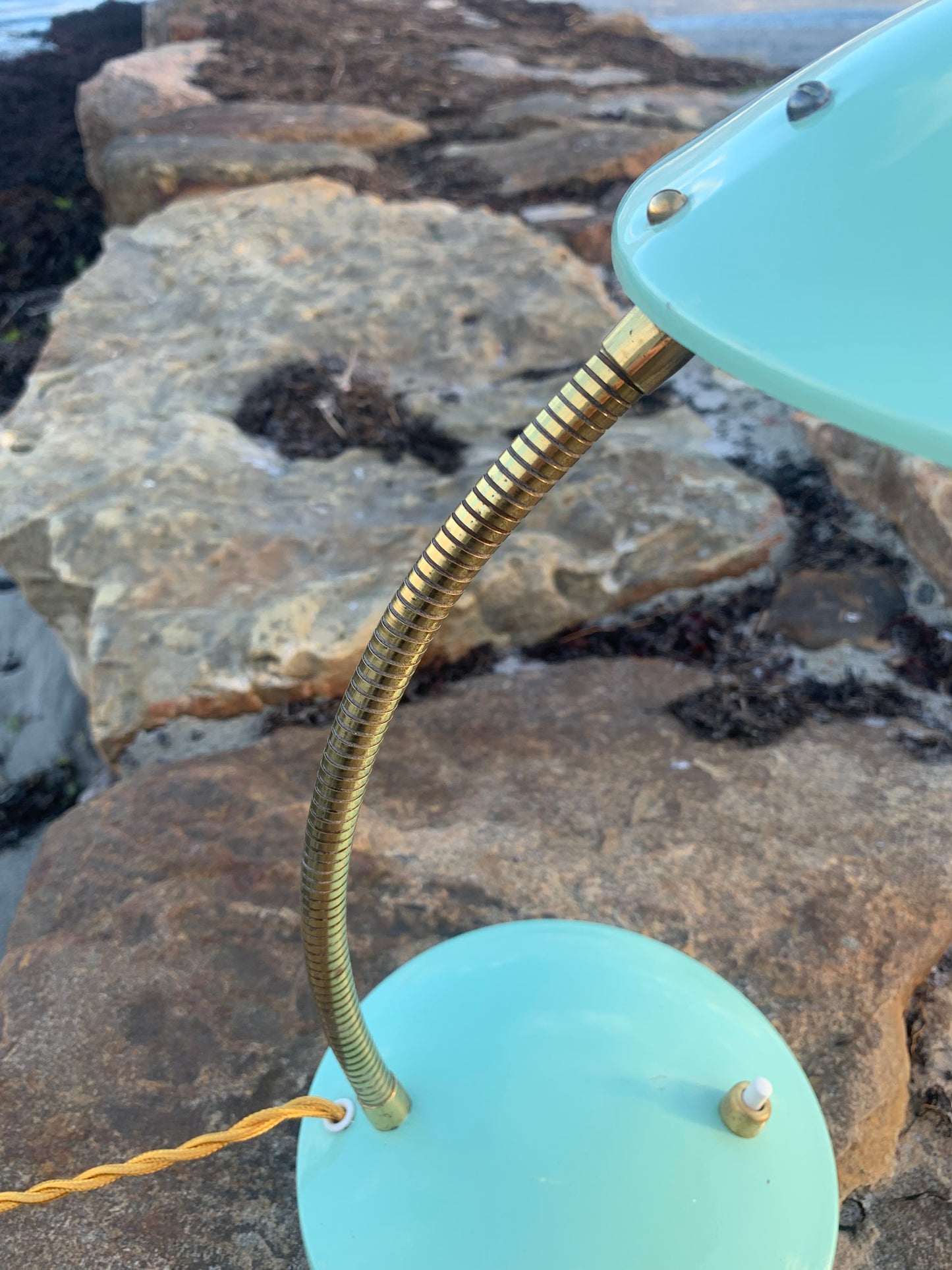 Vintage Lampe - Minze