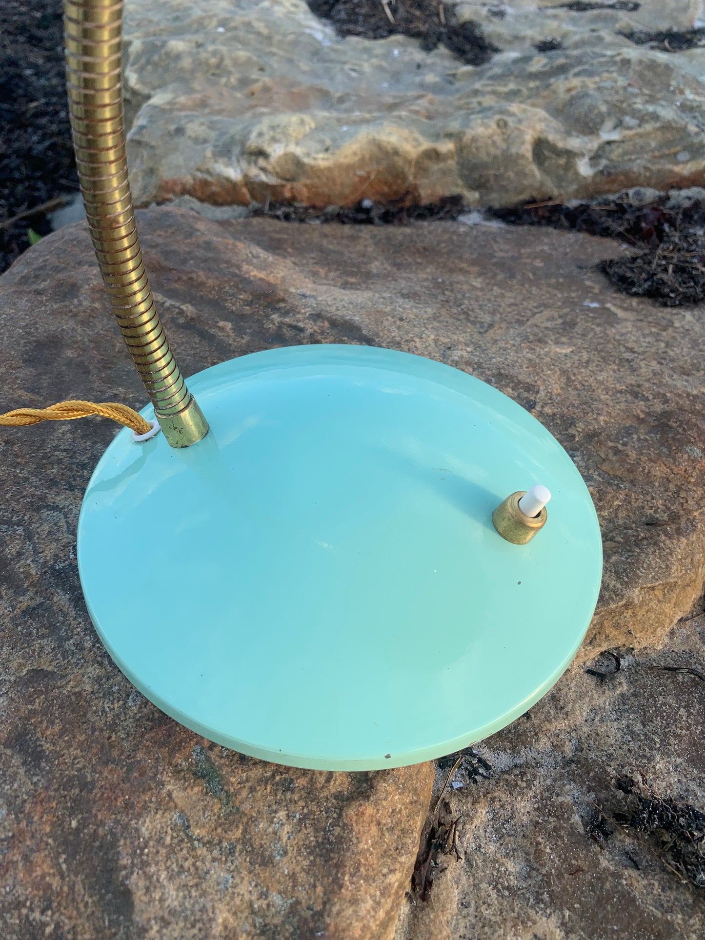 Vintage Lampe - Minze