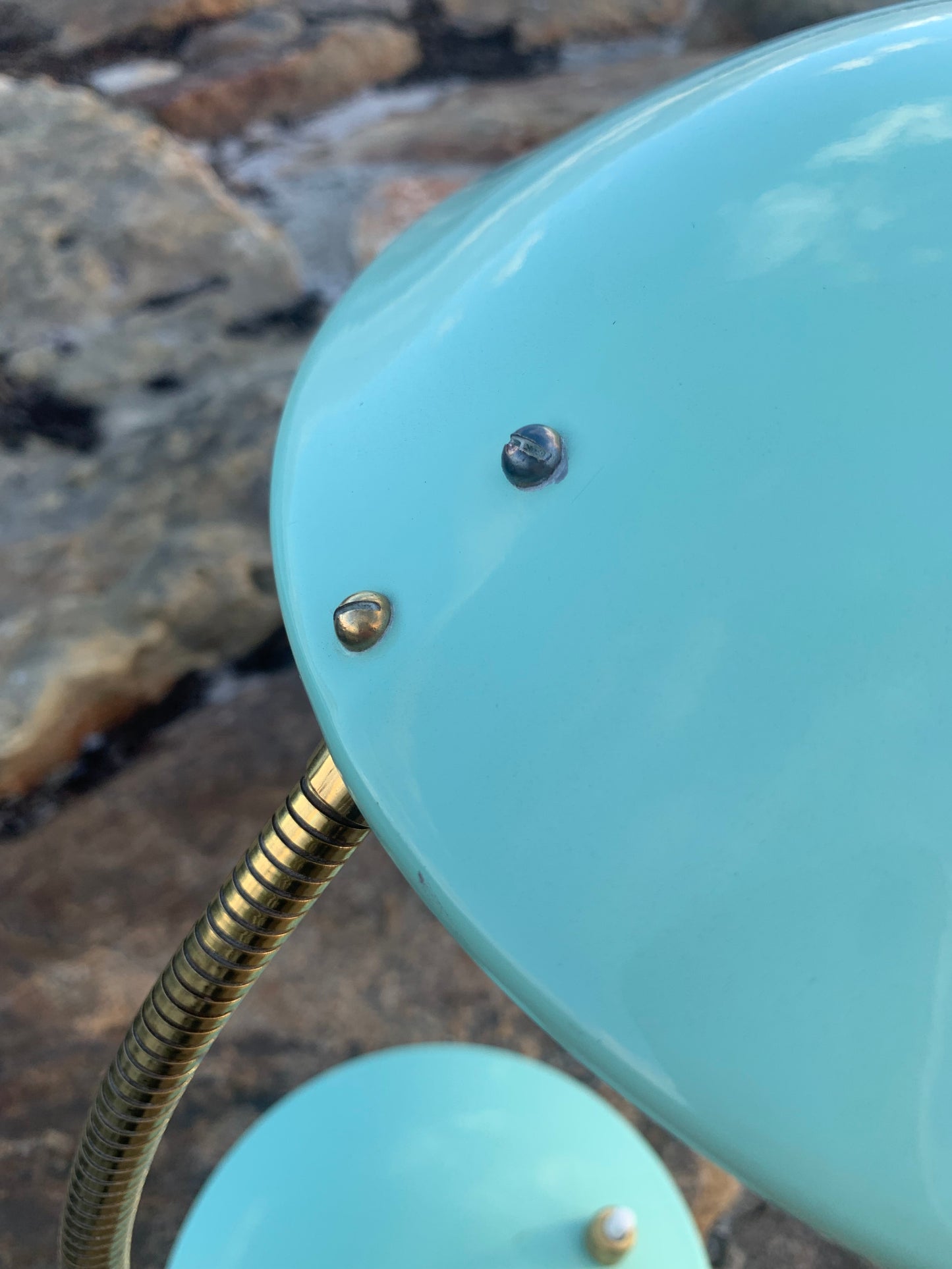 Vintage Lampe - Minze